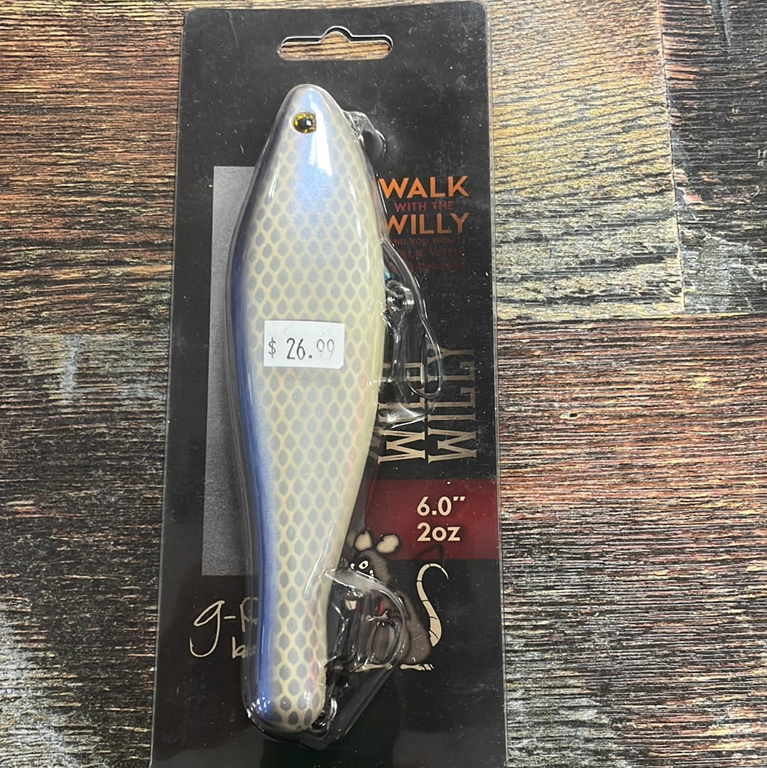 g-Ratt Wild Willy 6.0” 2 oz Gizzard Shad