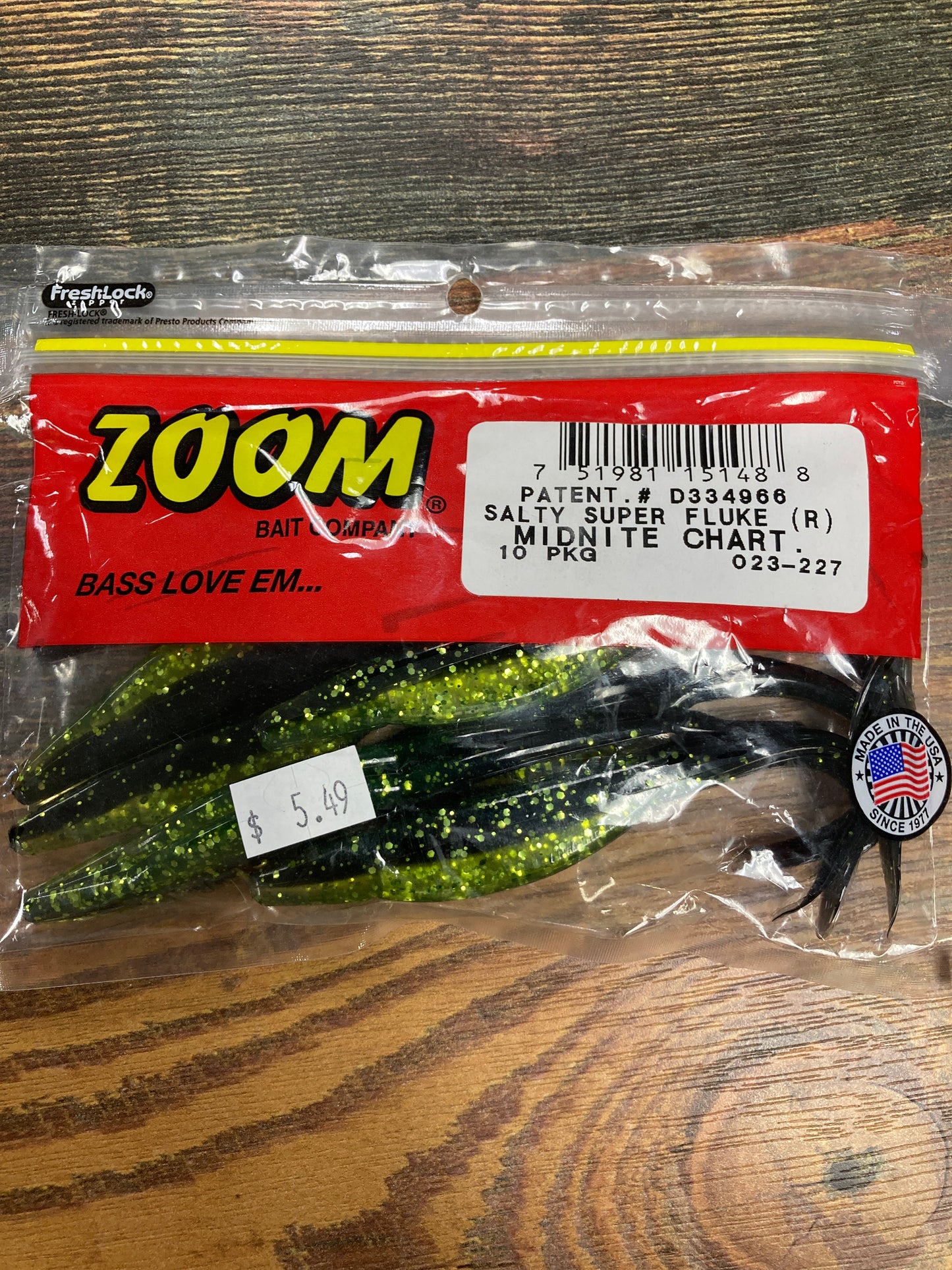 Zoom - Salty Super Fluke - Midnite Chart