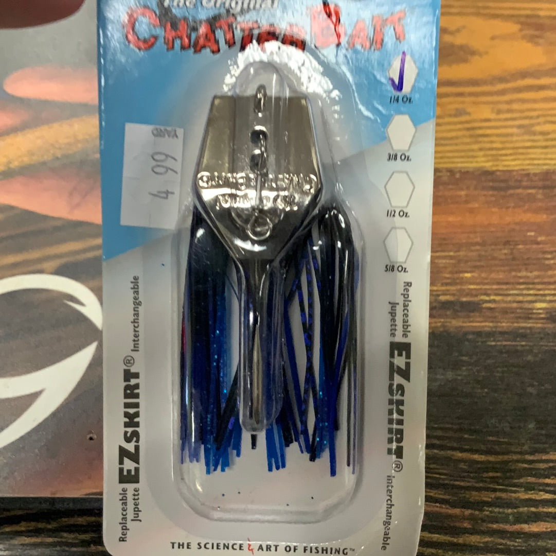 Z Man The Original Chatterbait 1/4 oz. Black Blue