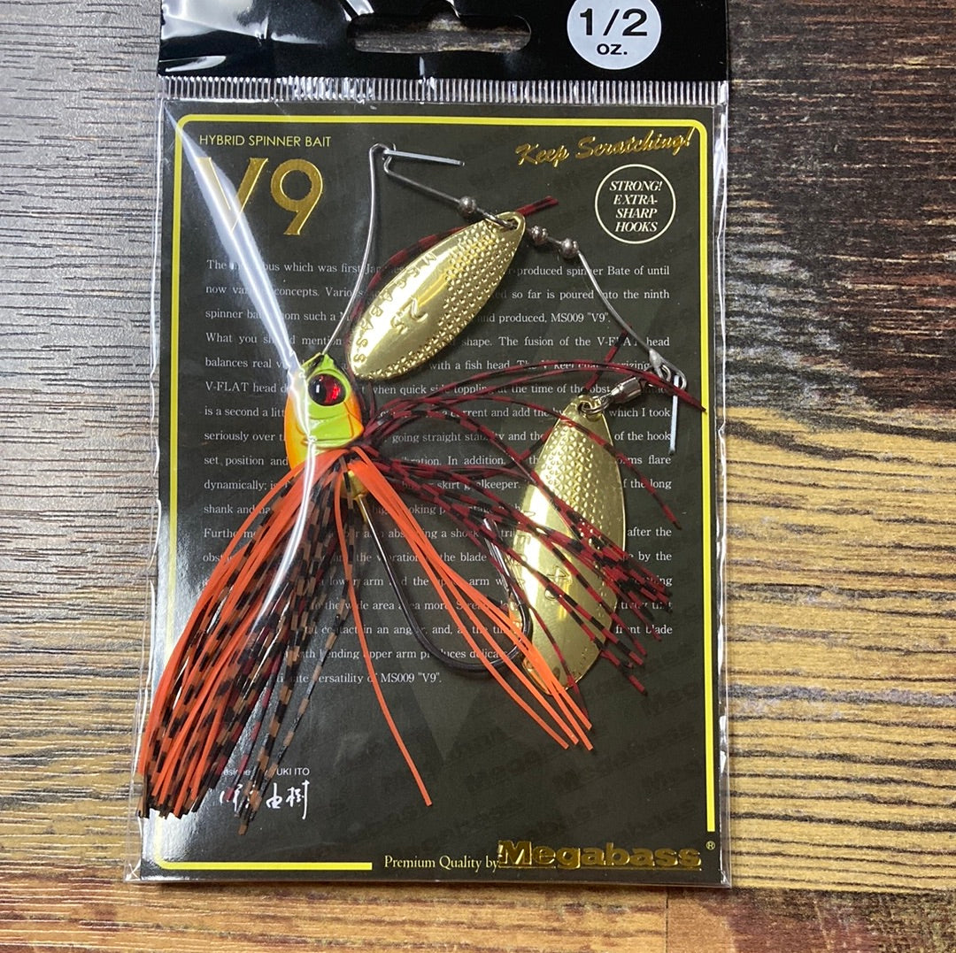 Megabass V9 Spinner Bait 1/2 Fire Shad – Lake Fork Resort