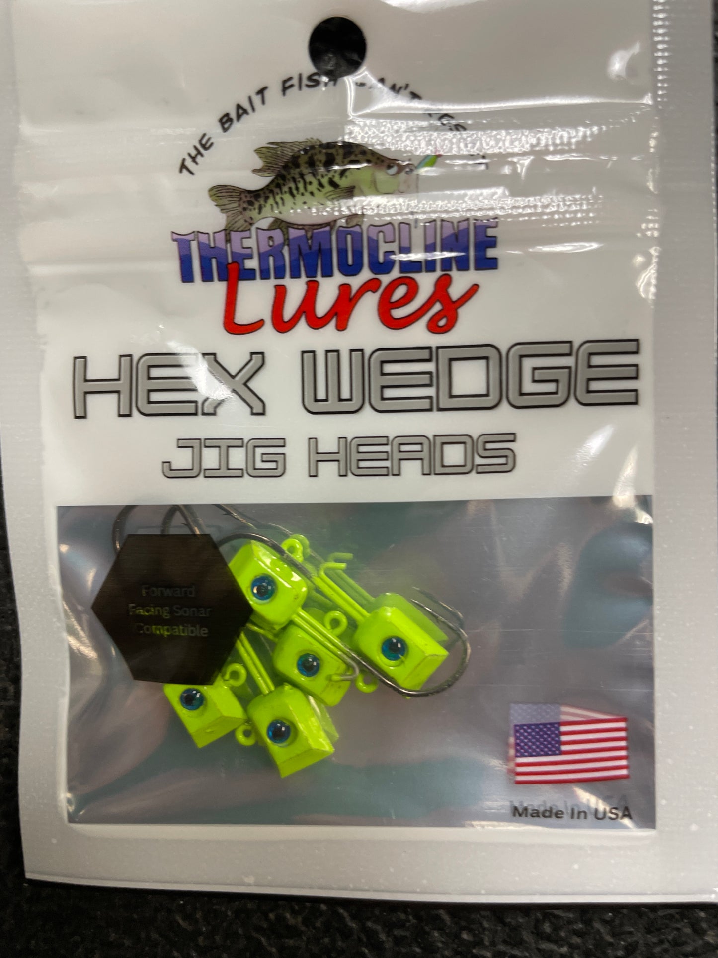 Thermocline Hex Wedge 1/16 oz. Green Chartreuse