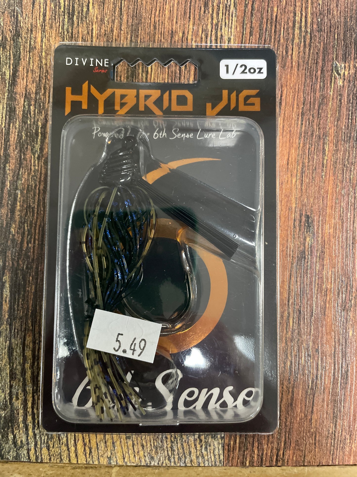 6th Sense Hybrid Jig 1/2 oz. Dark Water Craw
