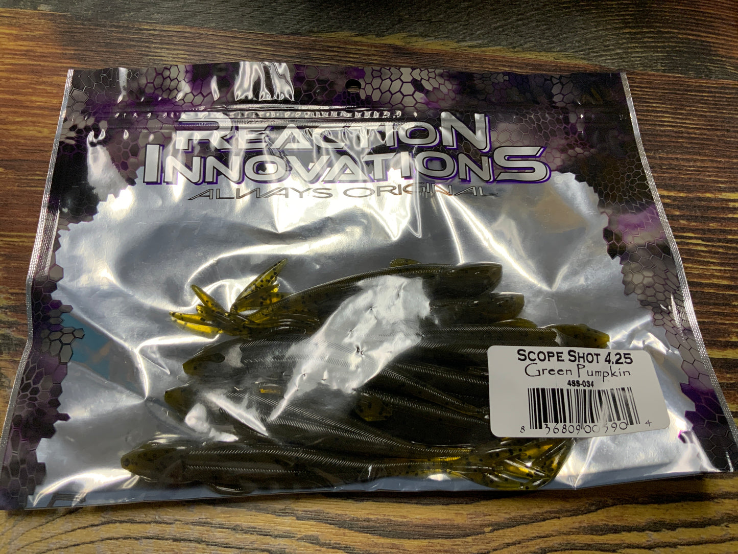 Reaction Innovations Scope Shot 4.25" Green Pumpkin