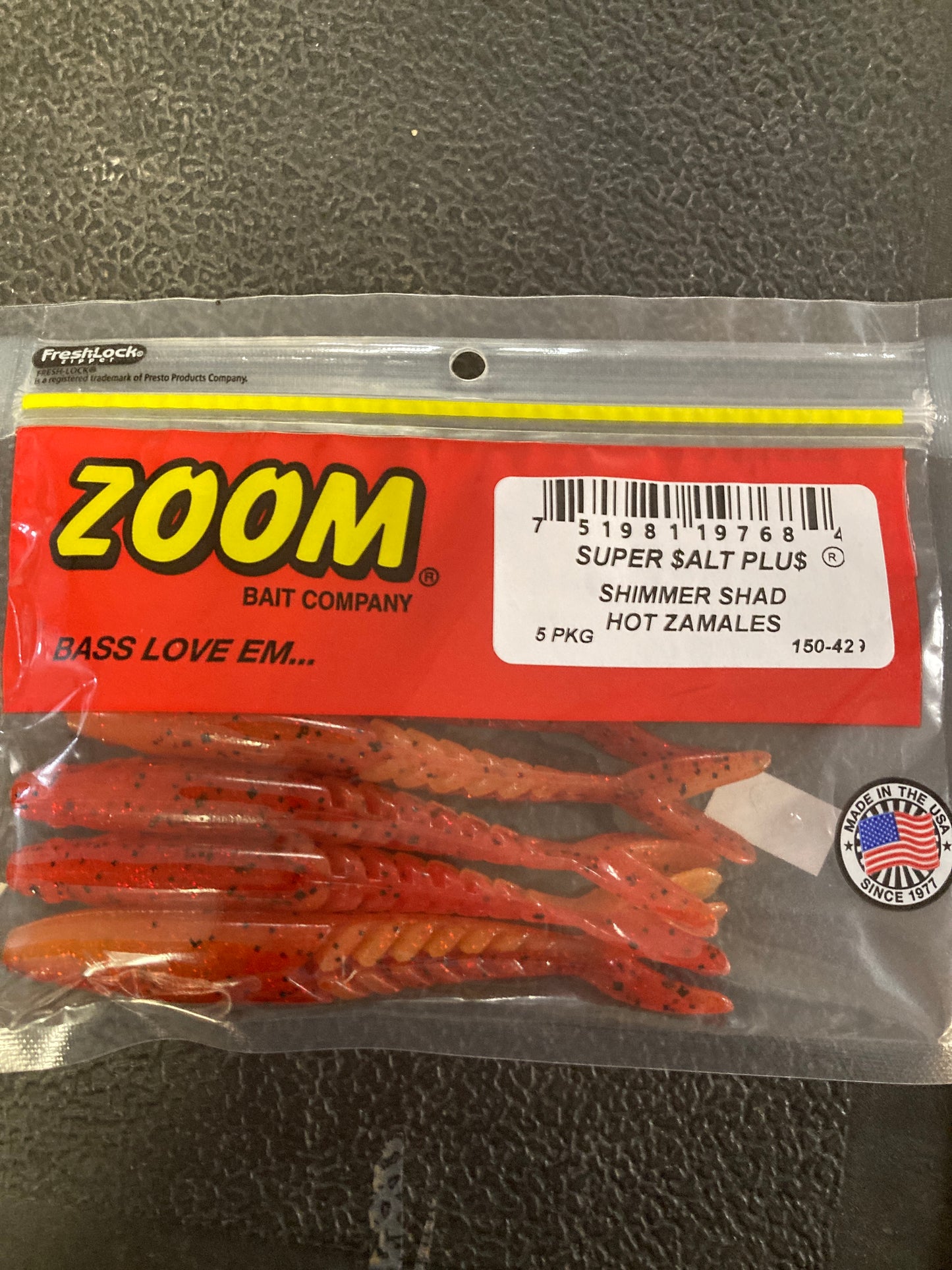 Zoom Shimmer Shad - Hot Zamales