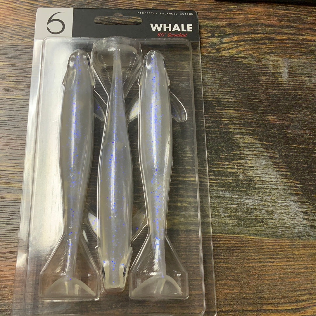 6th Sense Whale Swimbait 6" Ghost Ice Minnow