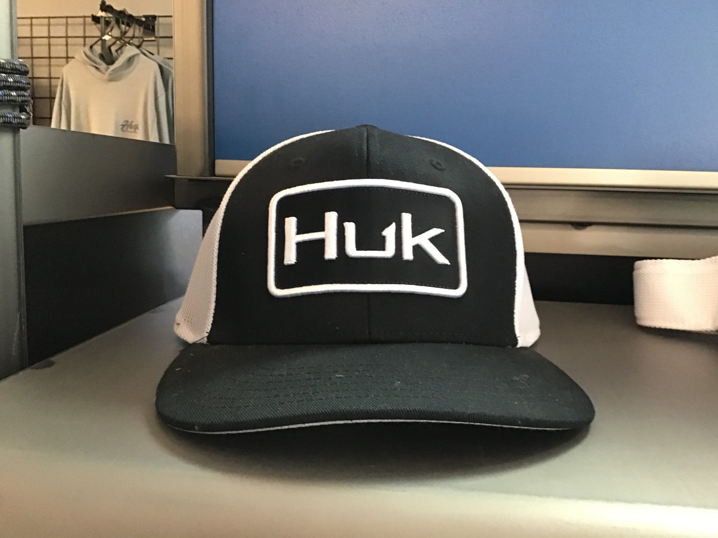 Huk Hat - Solid Stretch Trucker Black
