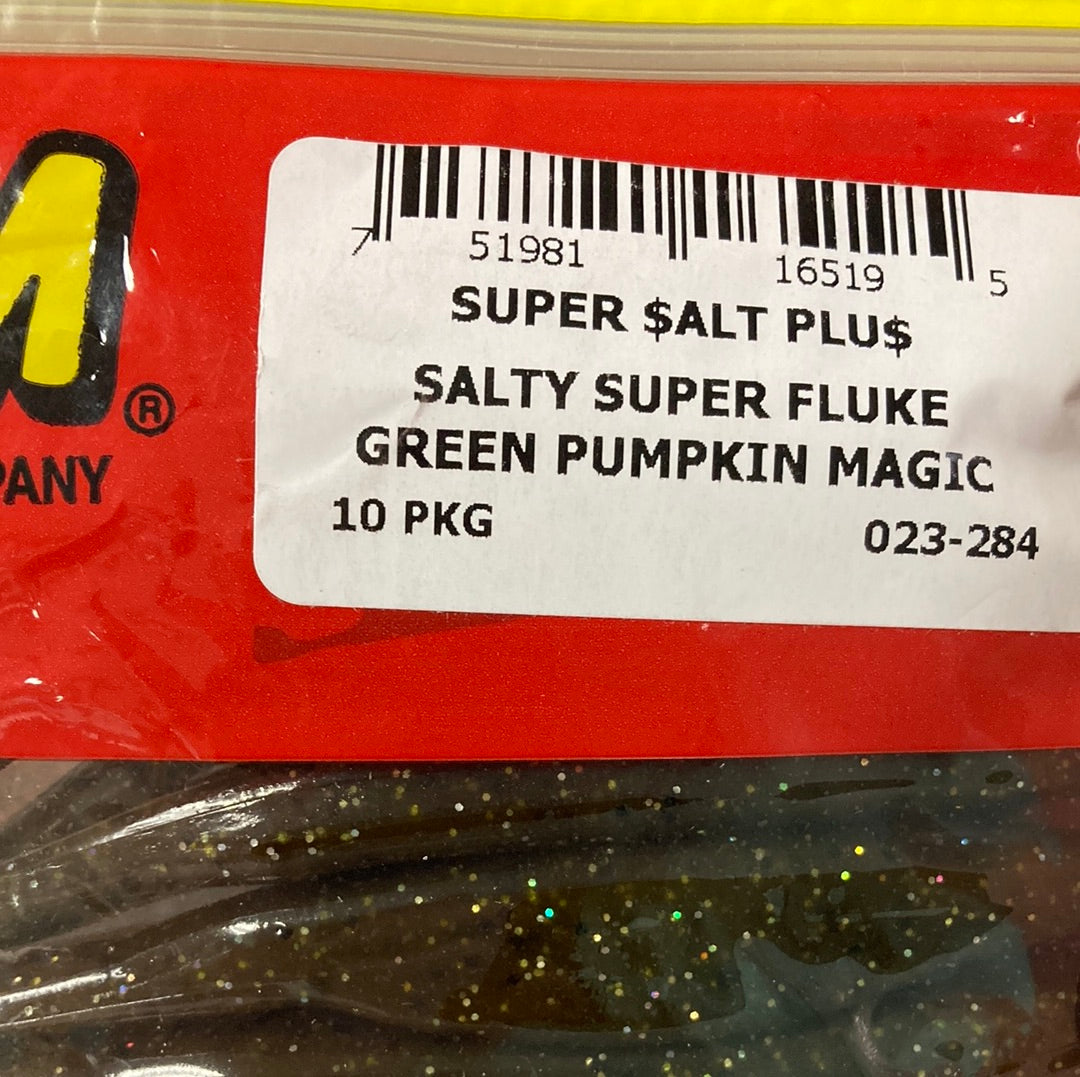 Zoom Super Fluke - Green Pumpkin Magic