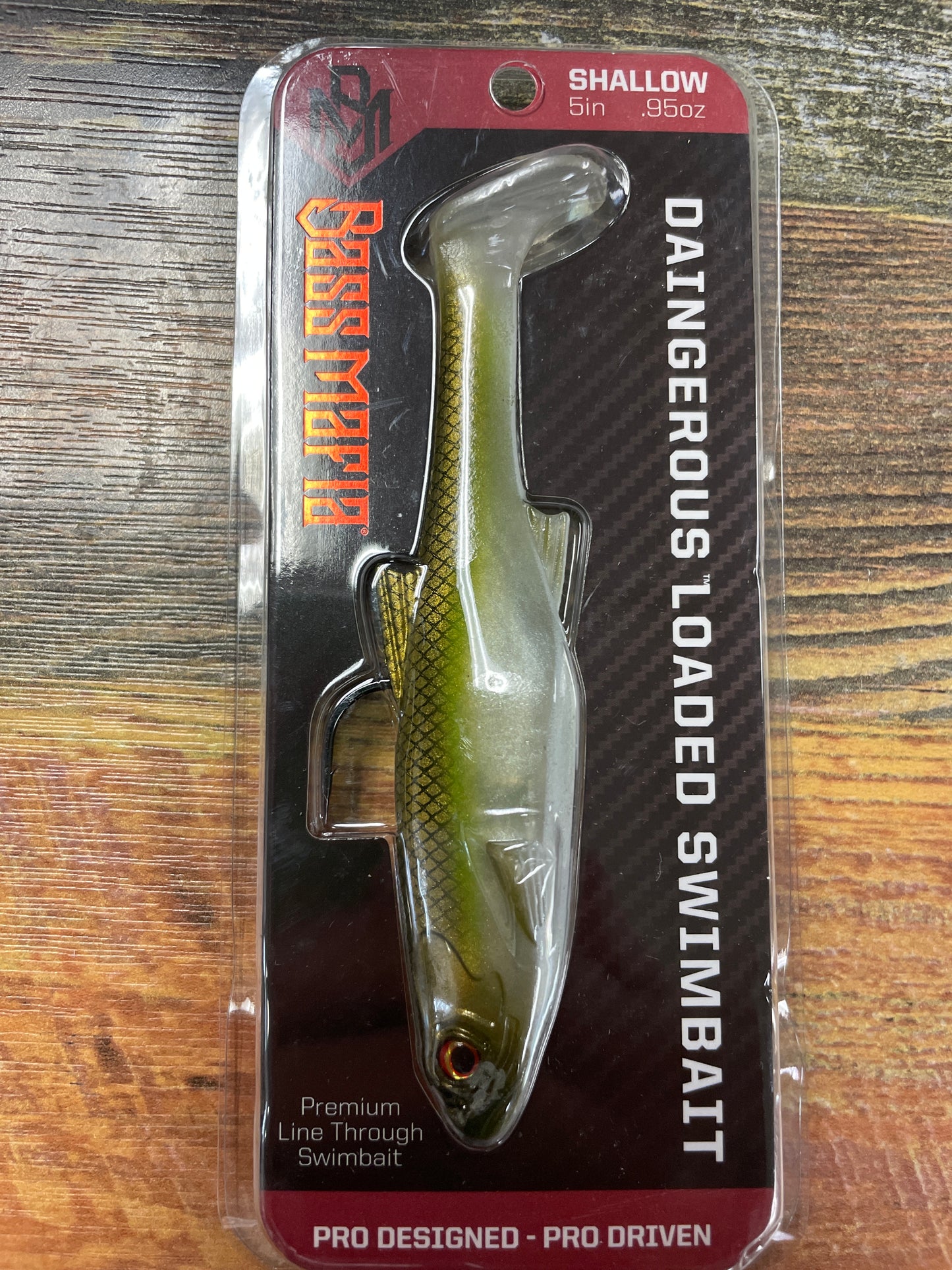 Bass Mafia Dangerous Loaded Swimbait .95oz. 5” Ghost Ayu