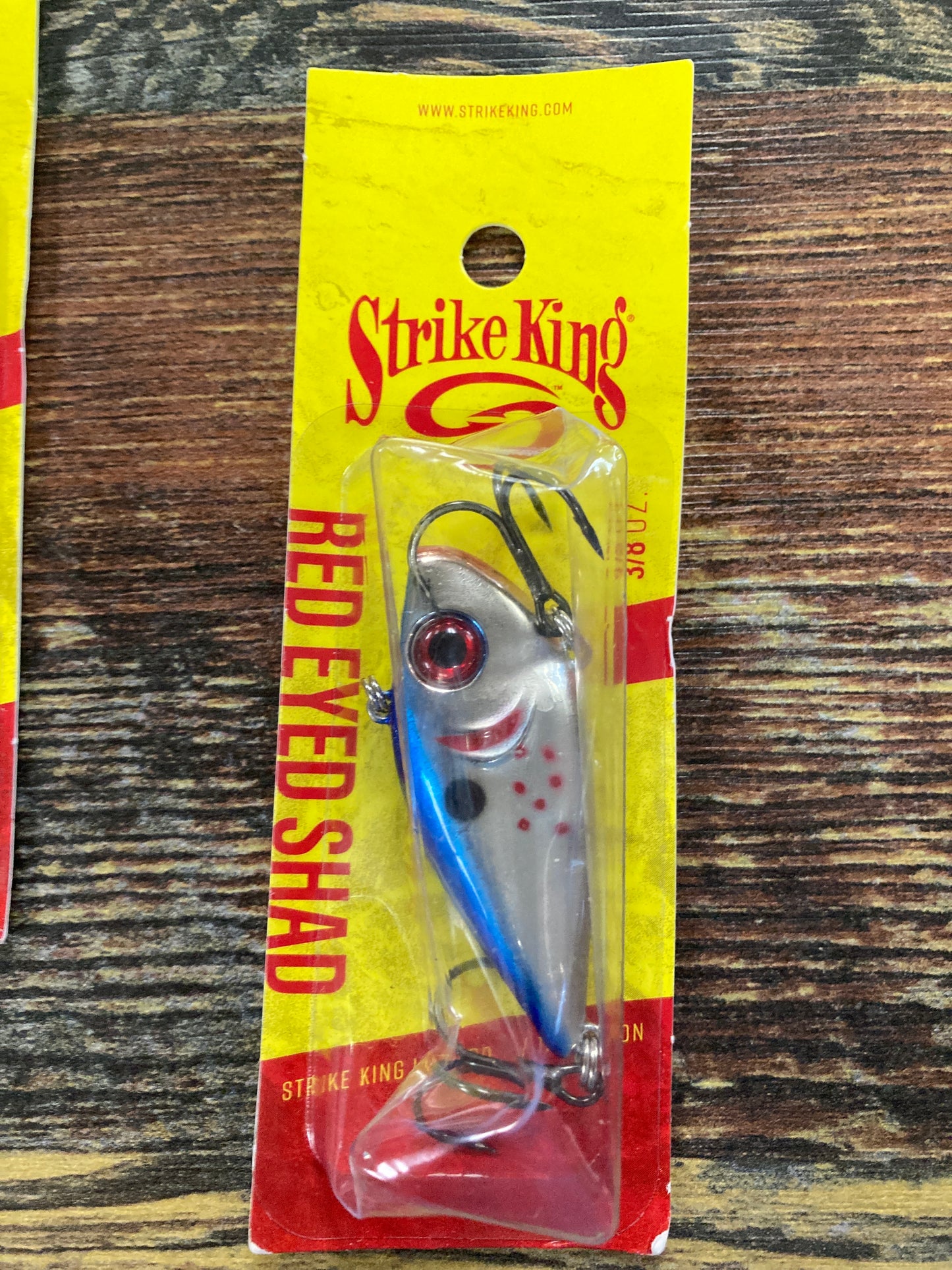 Strike King Red Eye Shad 3/8 oz. Bleeding Chrome Blue
