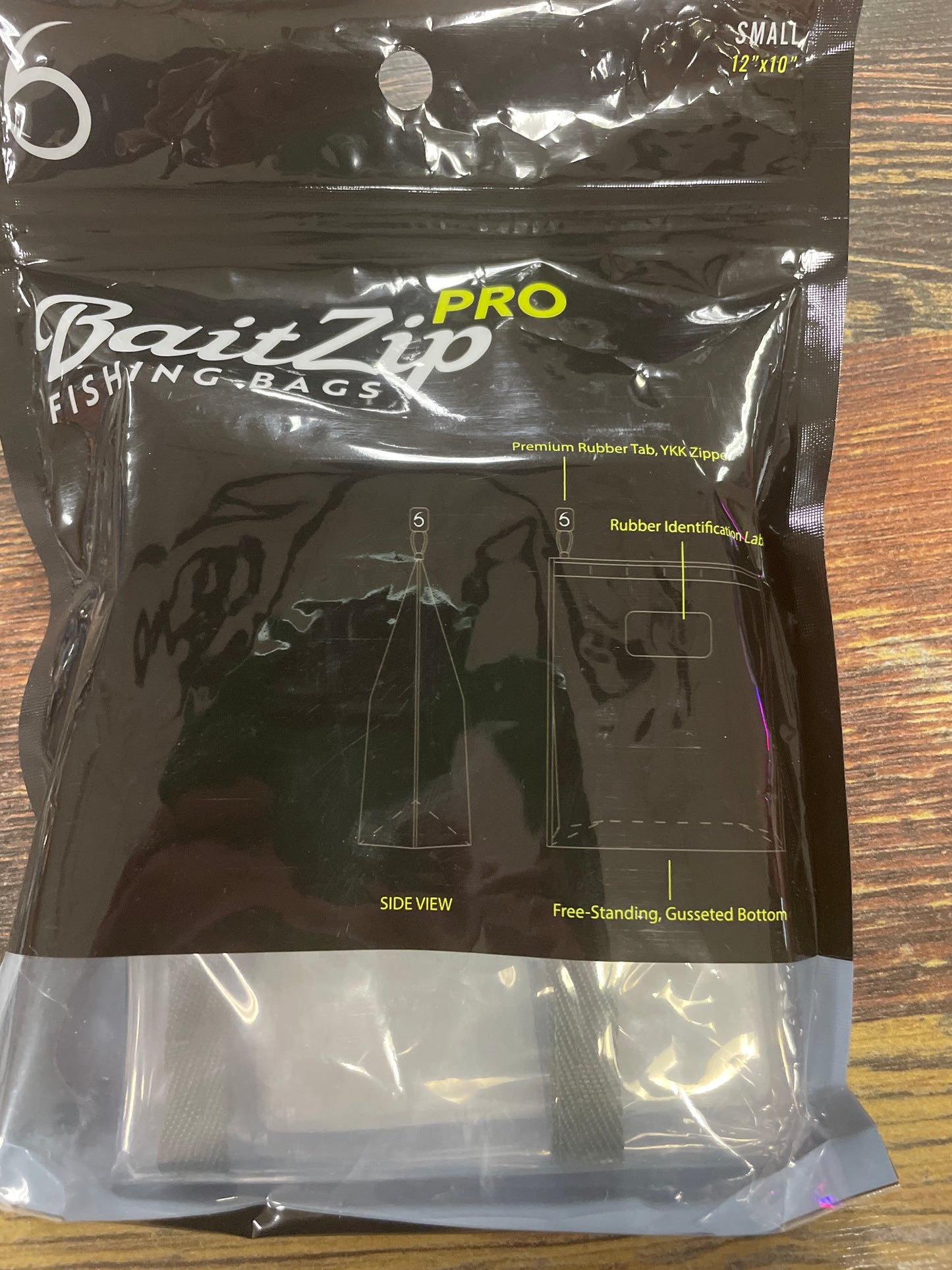 6th Sense Baitzip Pro Bag 15" X 13" Green Pumpkin