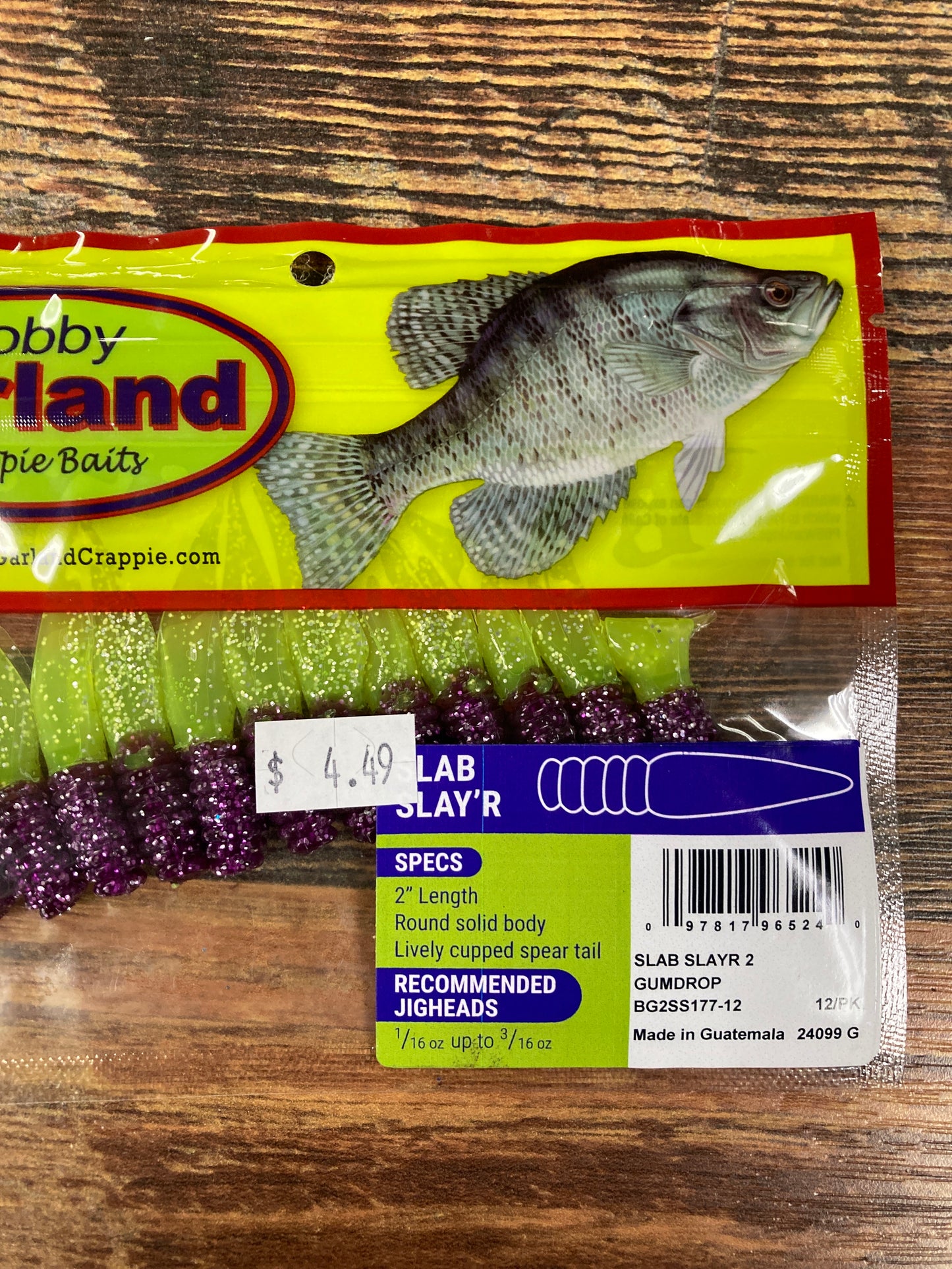 Bobby Garland Baby Shad 2" Gum Drop