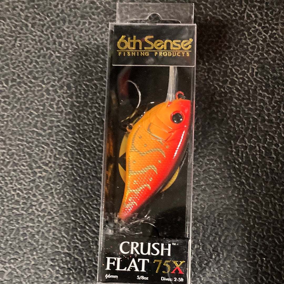 6th Sense Crush Flat 75X - 5/8 oz. Wild Lava Crawfish