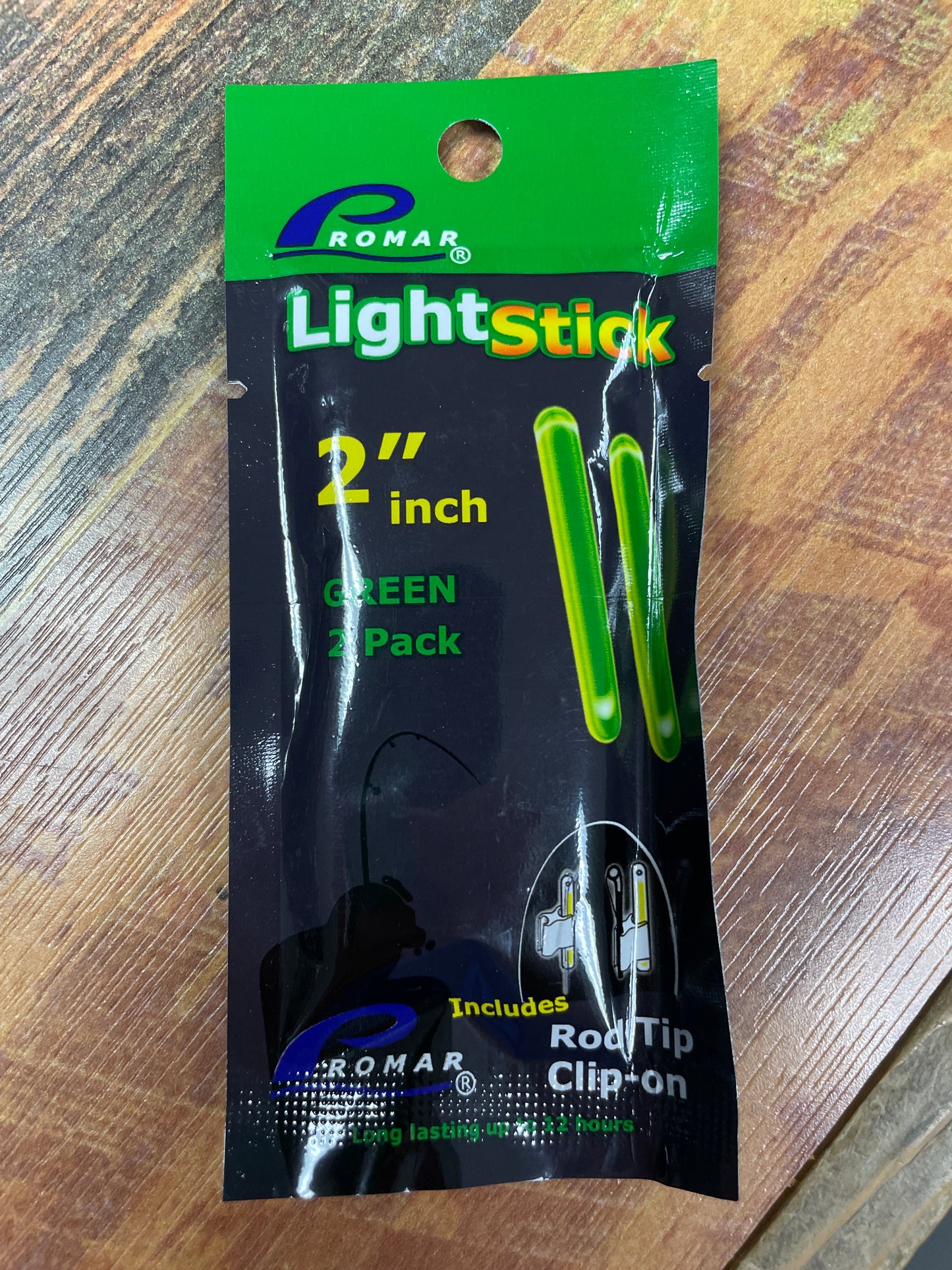 Promar Light Stick 2” Green Rod Tip Clip On