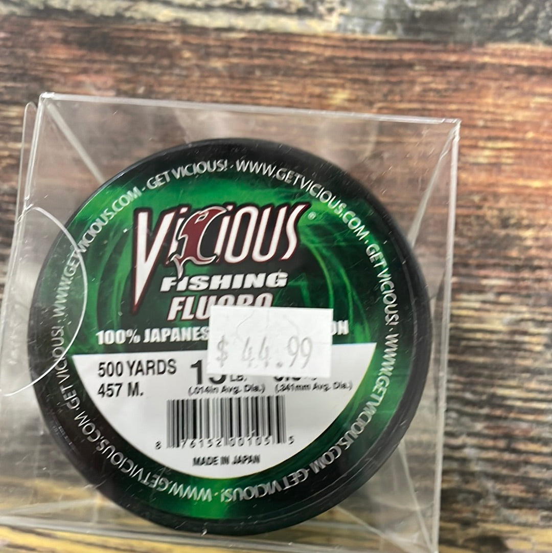 Vicious Fluorocarbon 15 lb. 500 yd