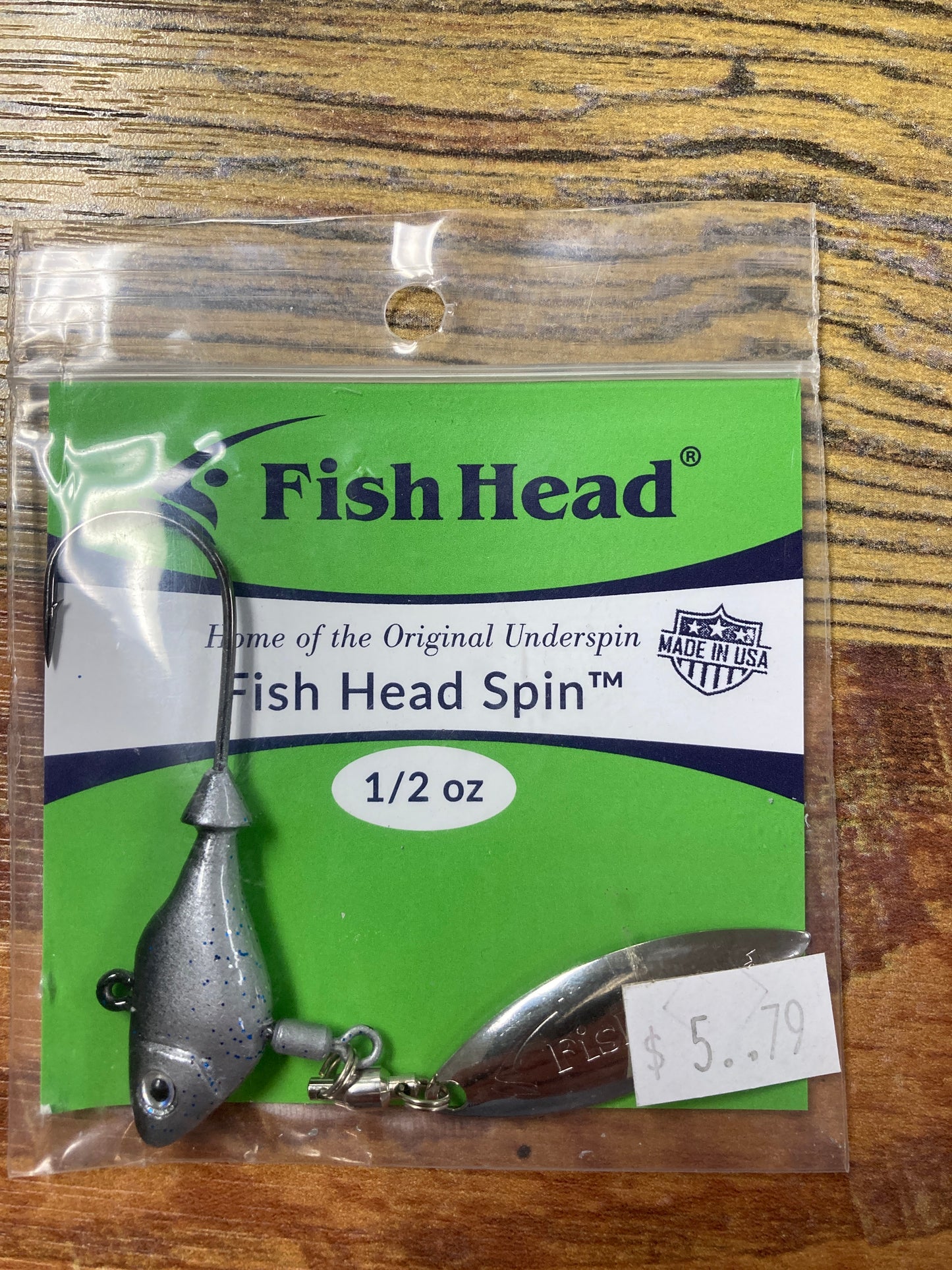 Fish Head Spin 1/2 oz. Smokin Shad