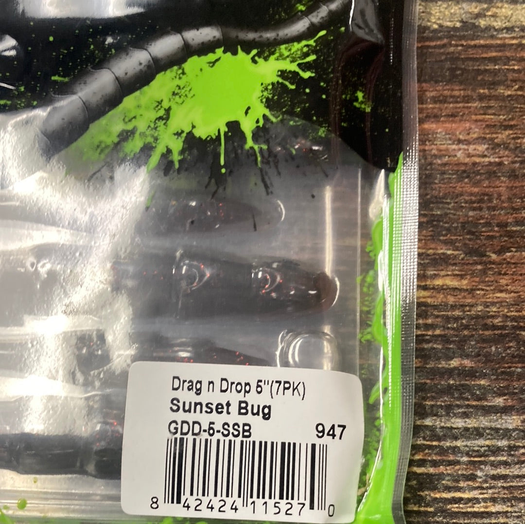 20 Hameçons Googan Squad Dart'N Toad 5/0 - Appâts Grenouille Noir - Pêche Carnassier