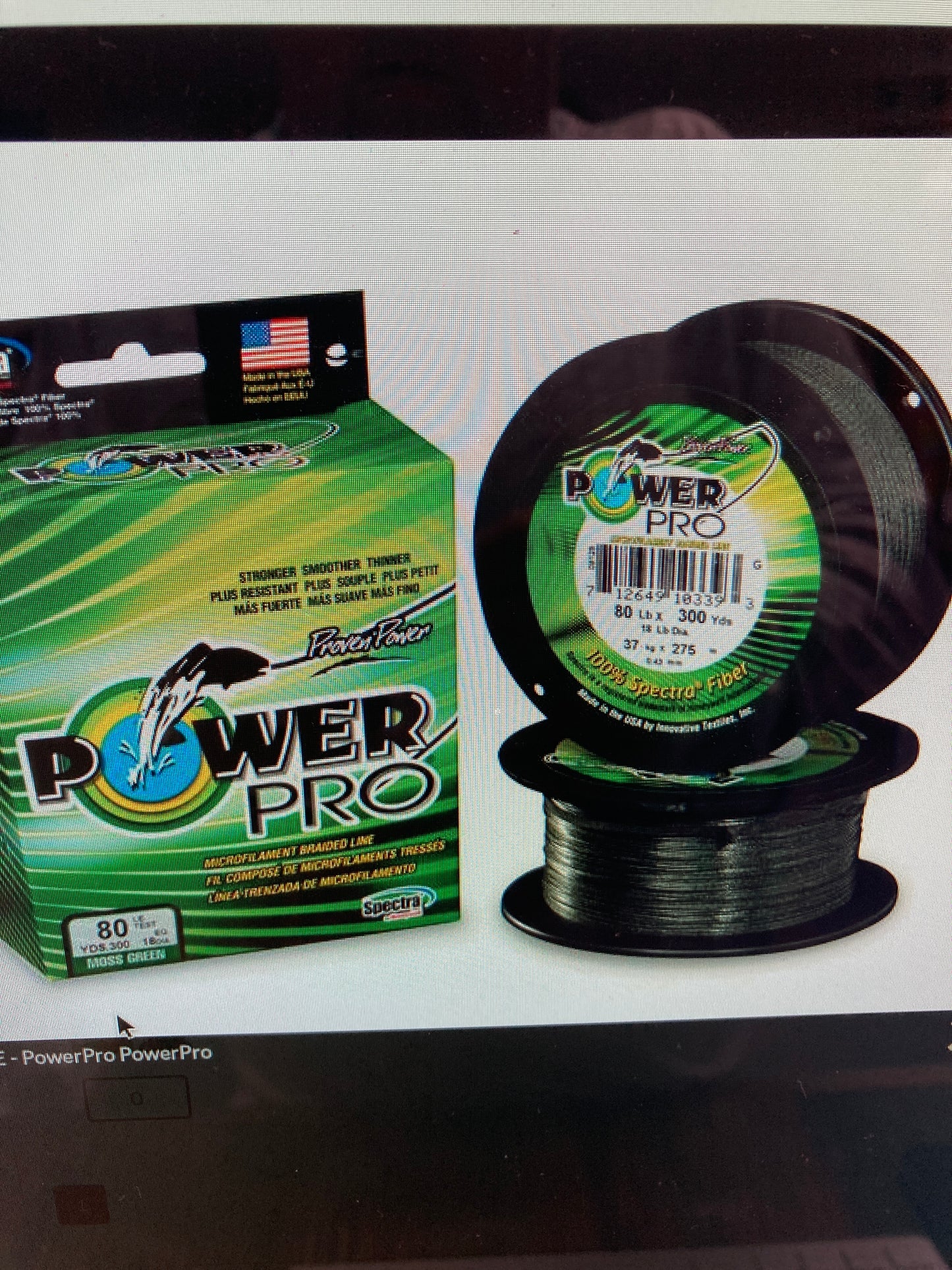 POWER PRO 15 LB MOSS GREEN 300 yd