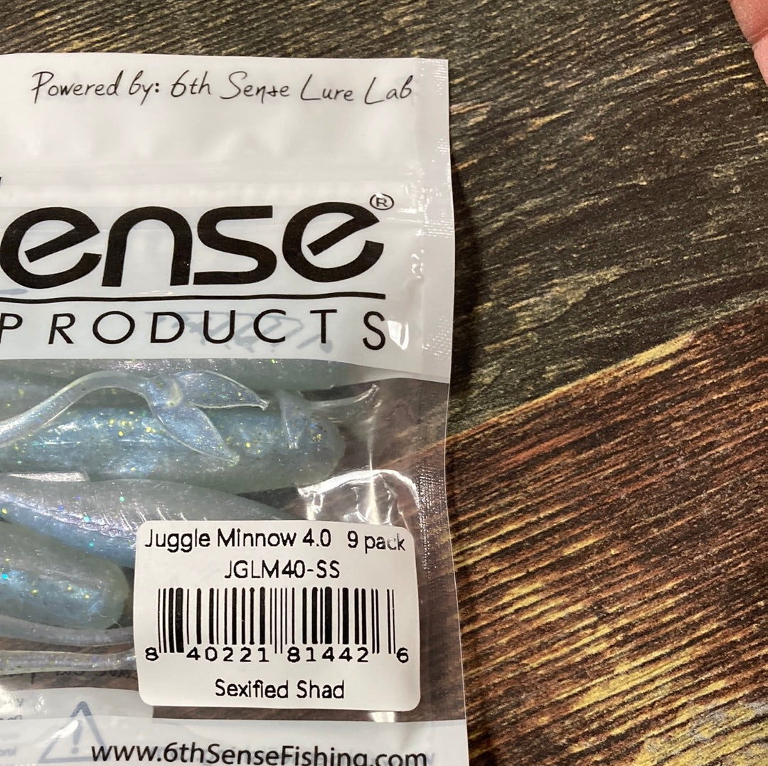 6th Sense Juggle Minnow 4" Sexified Shad