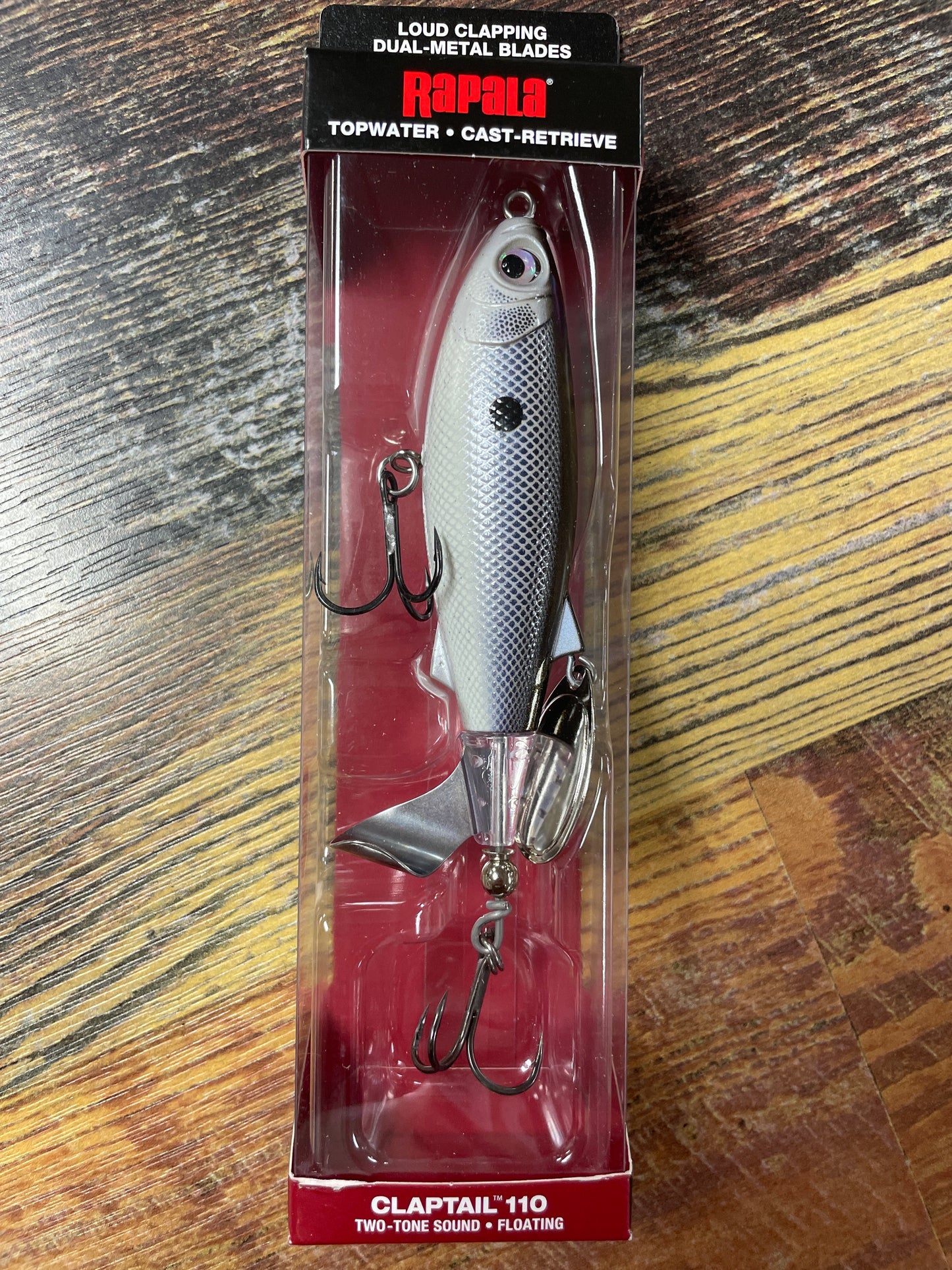 Rapala Capital 110 - 4.3/8” 7/8 oz. Black Back Shad