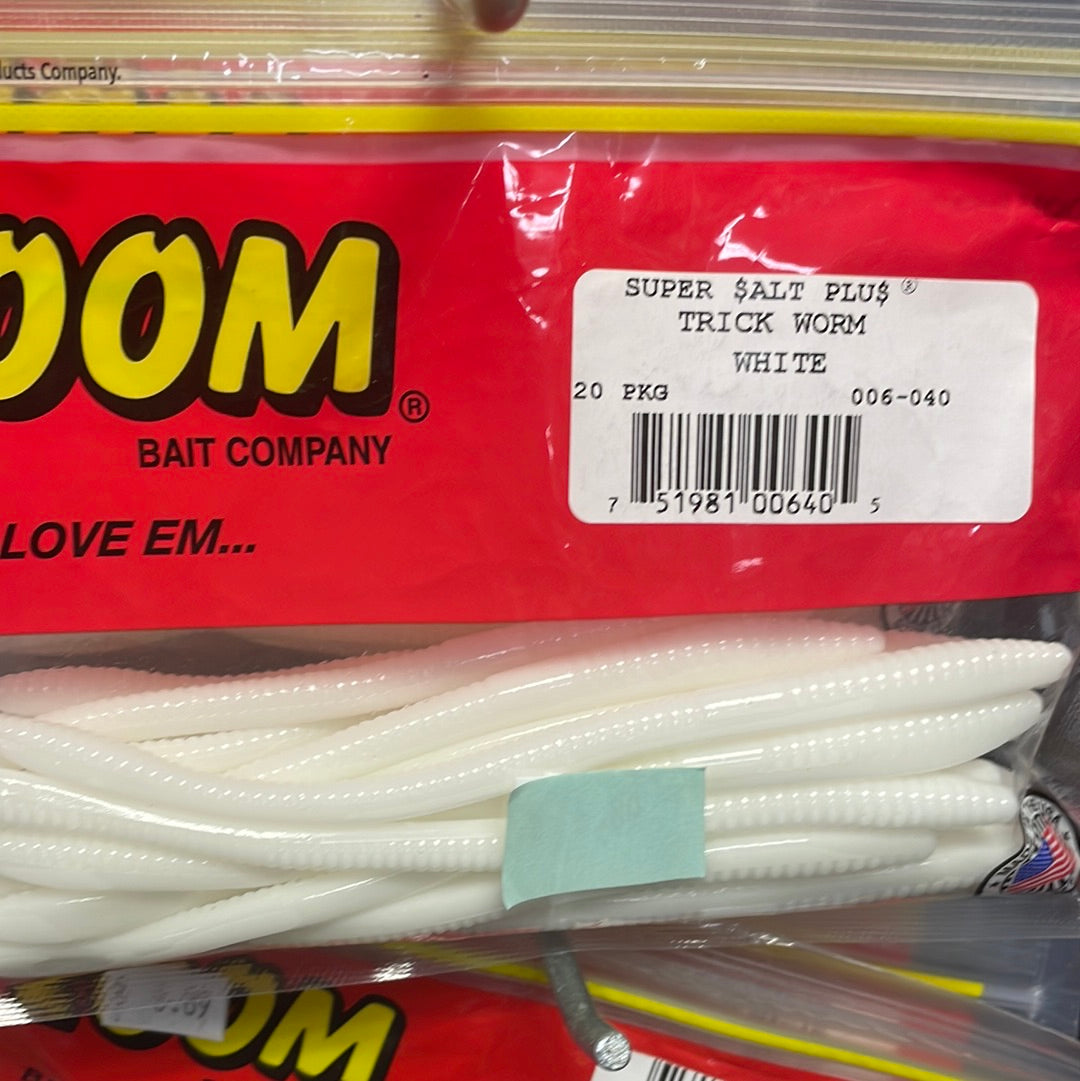 Zoom Trick Worm - White