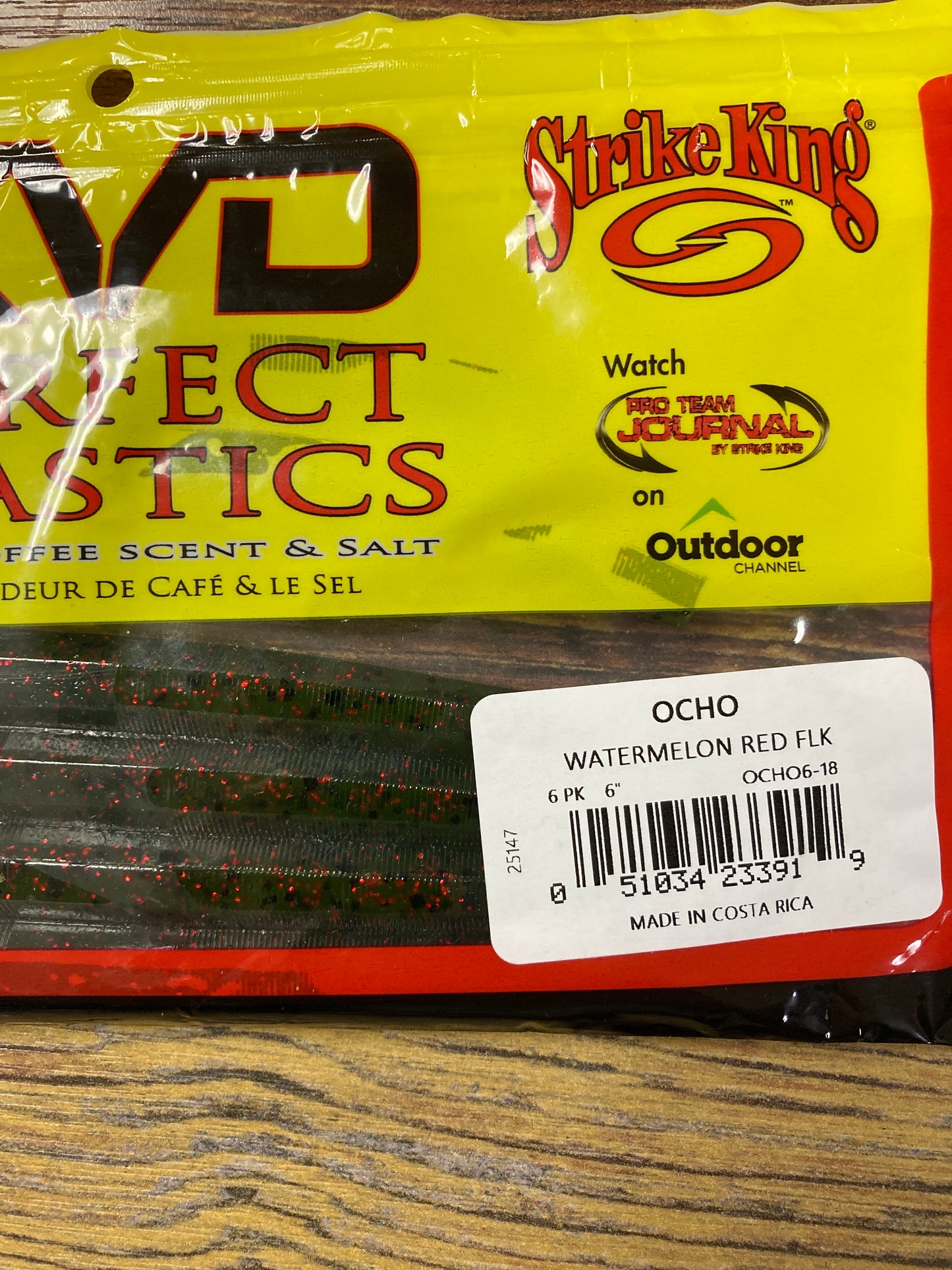 Strike King KVD - Ocho 6” Watermelon Red Flake