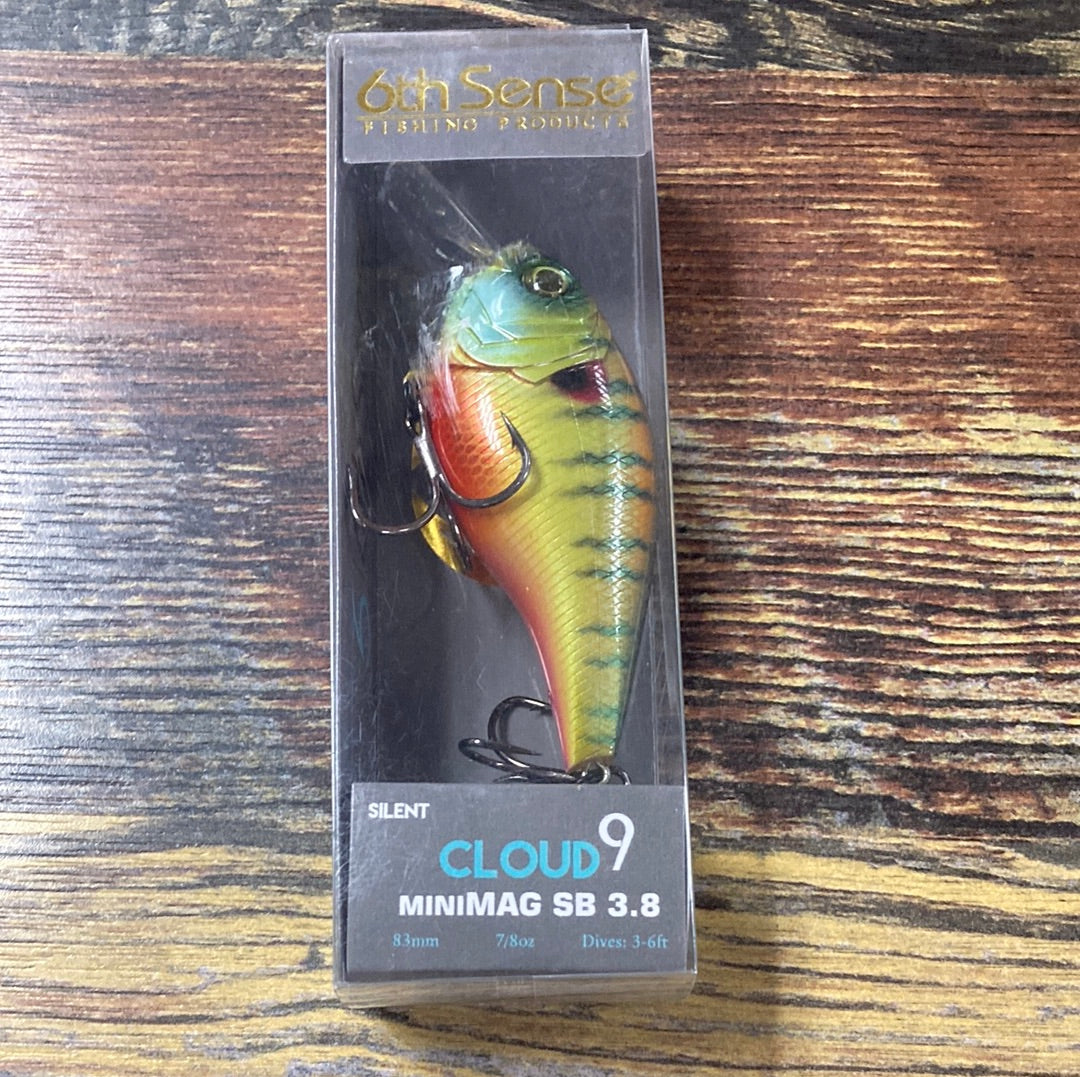 6th Sense Cloud 9 Mini Mag 3.8" 7/8 oz. Spring Bluegill