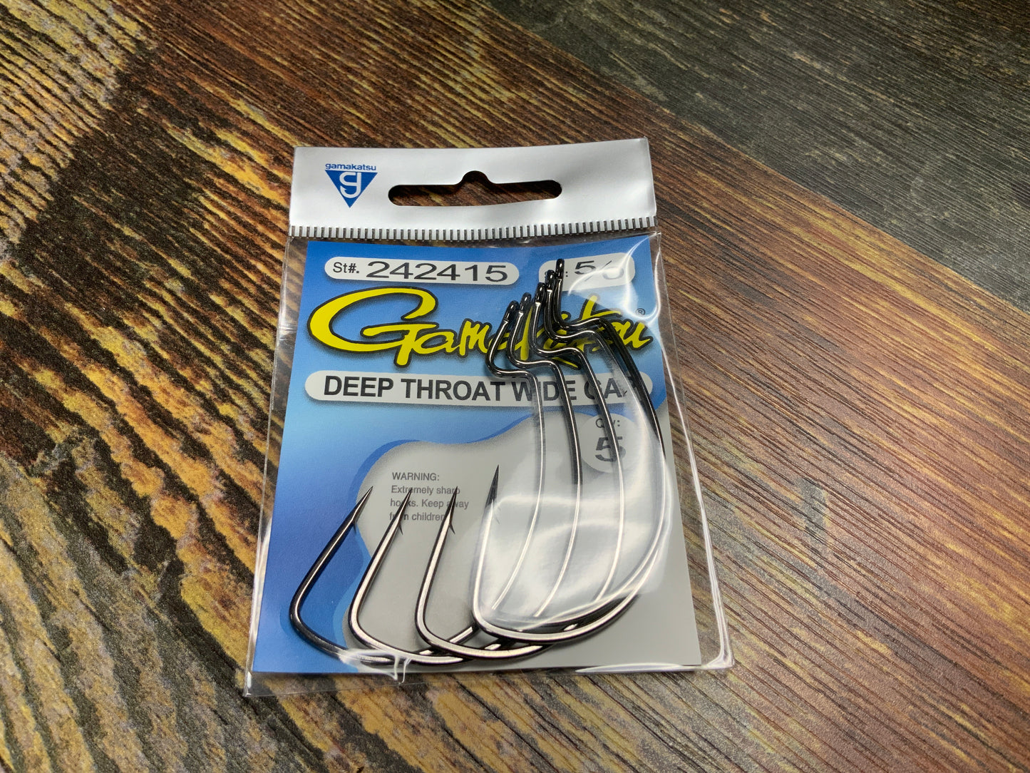 Gamakatsu Deep Throat WG 5/0 Black