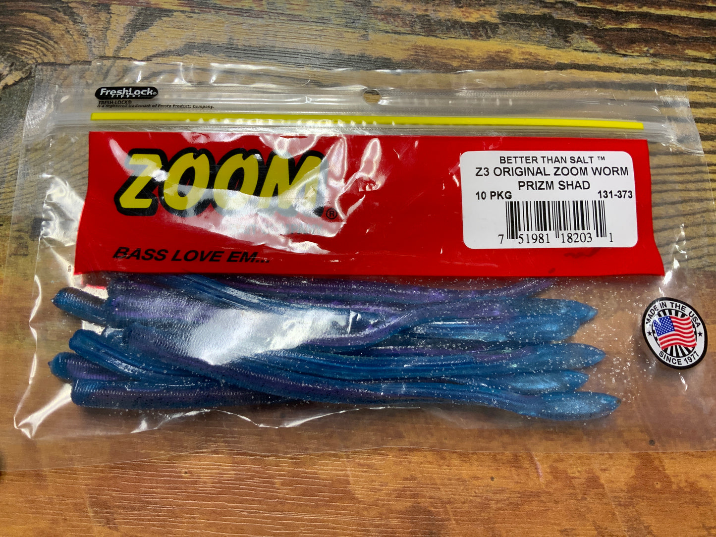 Zoom Z3 Original Worm - Prizm Shad
