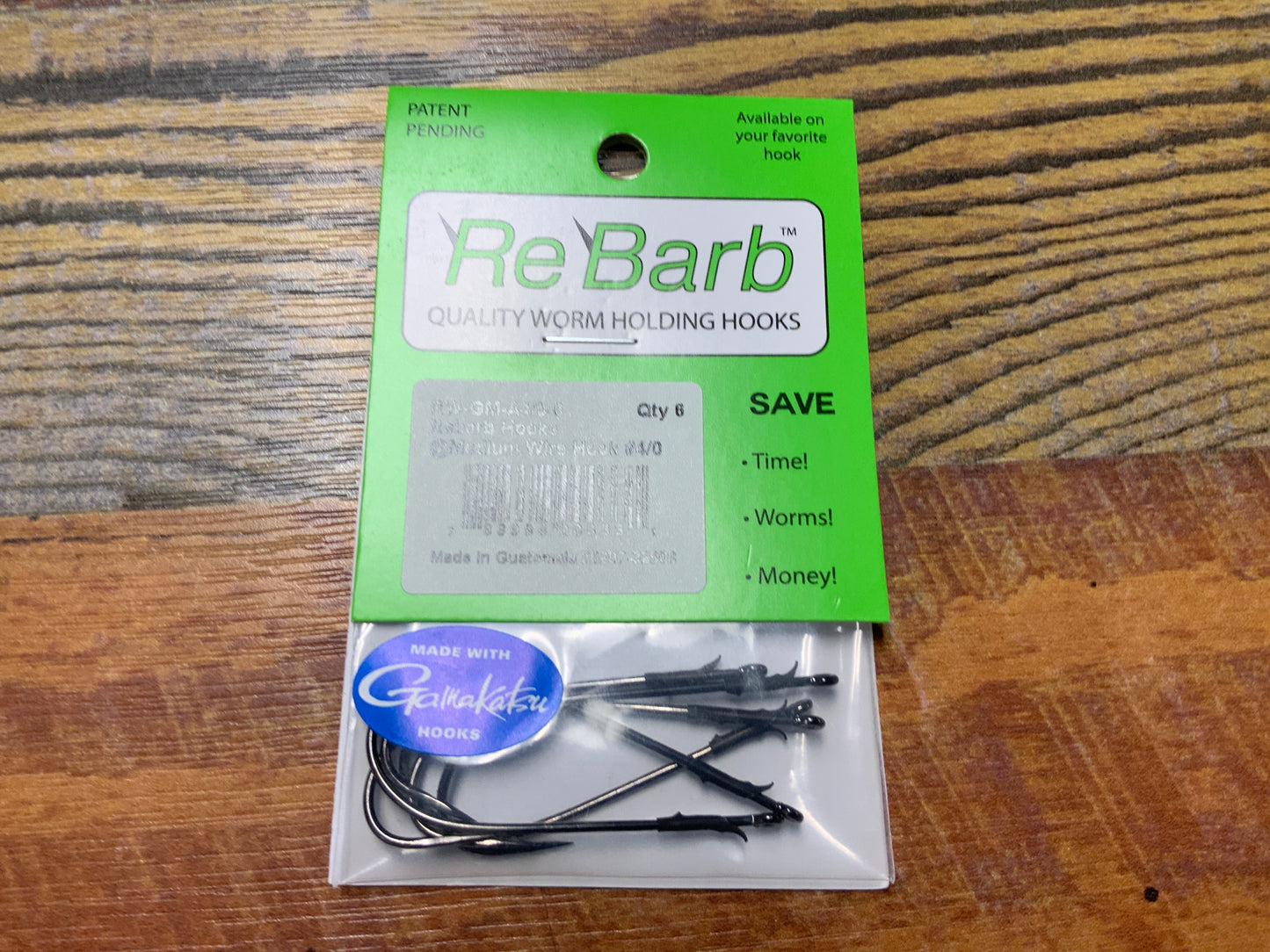 REBARB HOOKS 4/0 MED WIRE