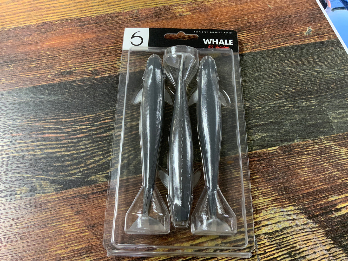 6th Sense Whale Swimbait 6" Whale Smoke 6