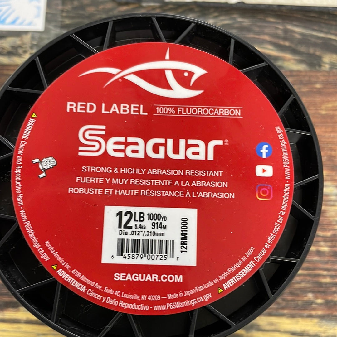 Seaguar Red Label Fluoro 12lb. 1000 yds