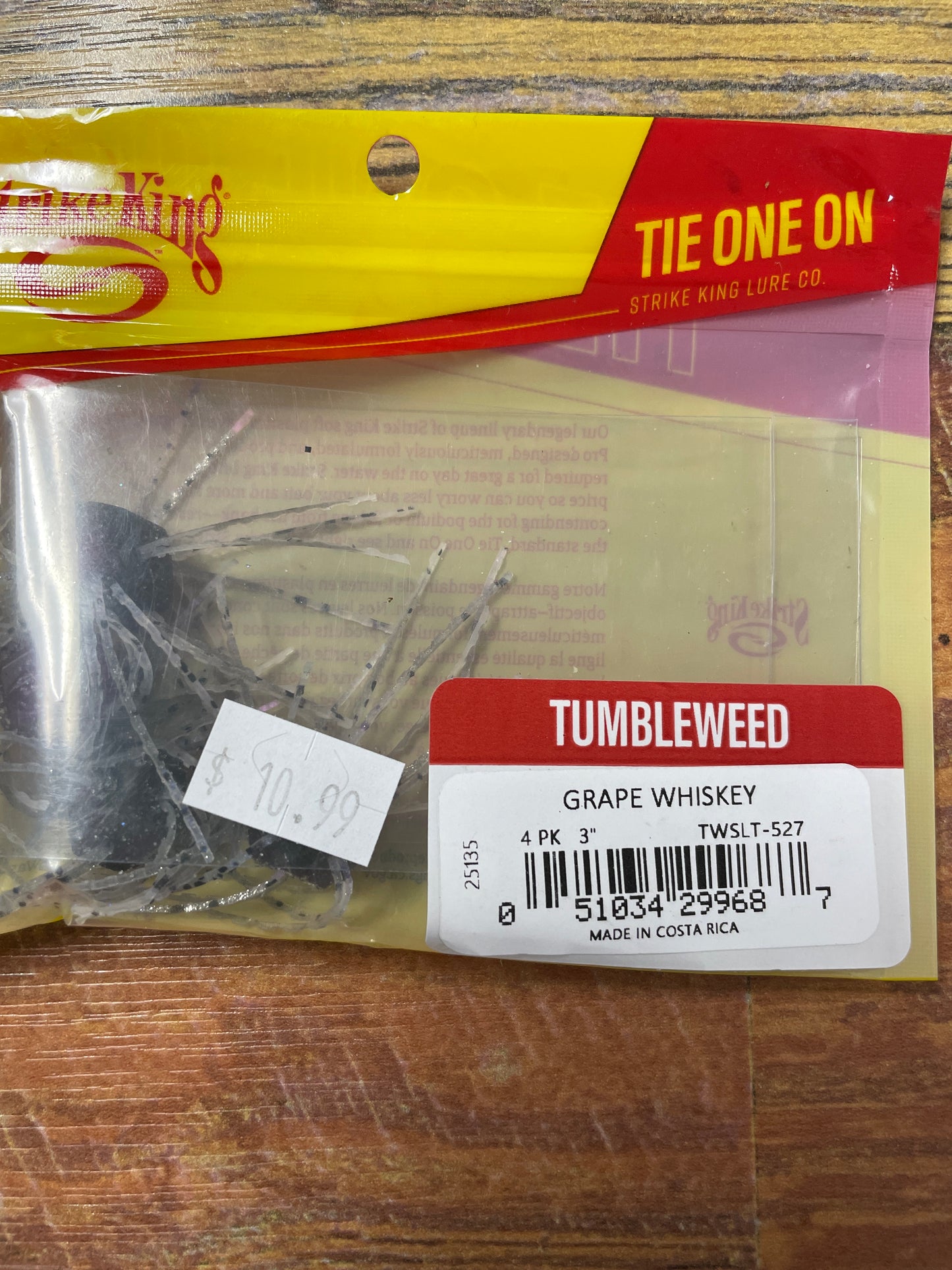 Strike King Tumbleweed Salted 3" Grape Whiskey