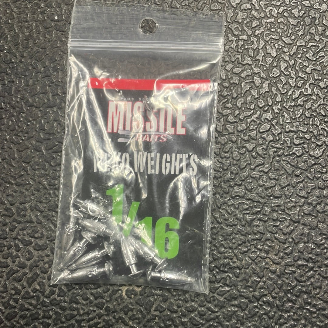 Missile Baits Neko Weights 1/16 oz