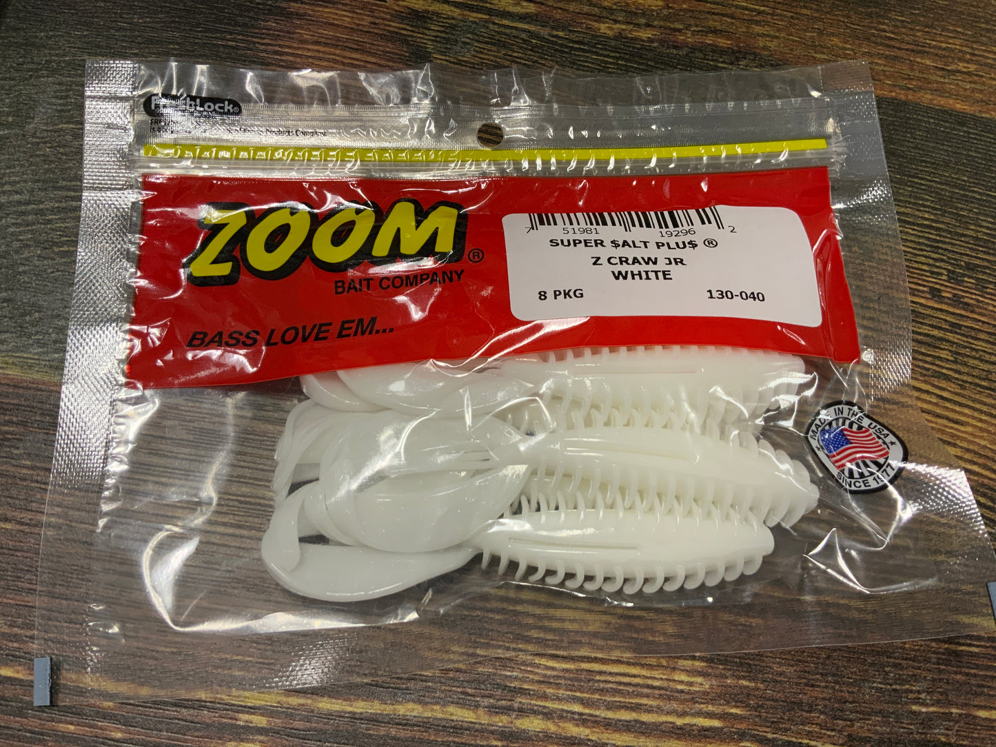 Zoom Z Craw Jr.- White