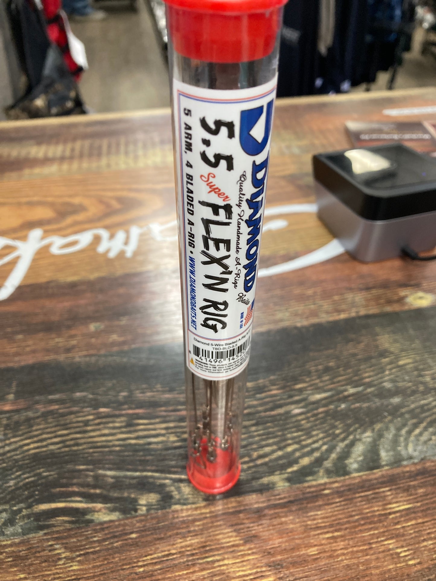 Diamond Umbrella Rig Bladed 5.5” Nickle 5 Arm, 4 Blade