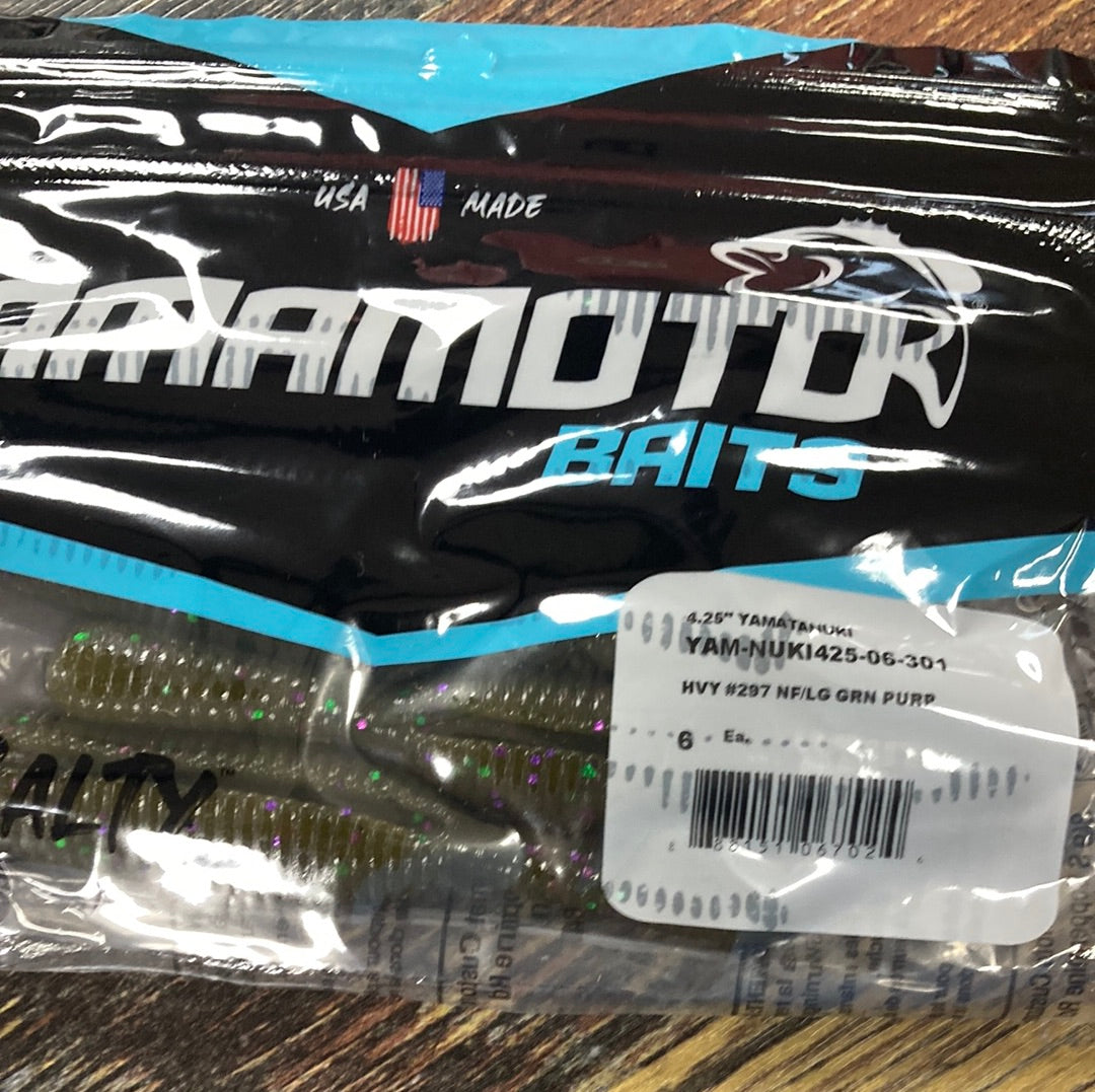 Yamamoto Yamatanuki 4.25" Hvy NF/Lg Green Purple