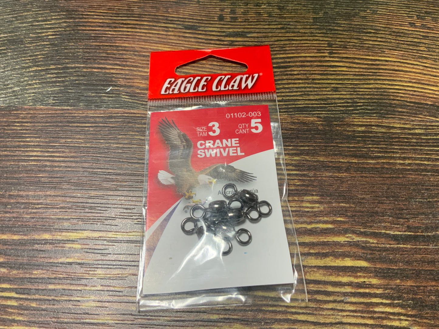 Eagle Claw Crane Swivel Size 3 - Black