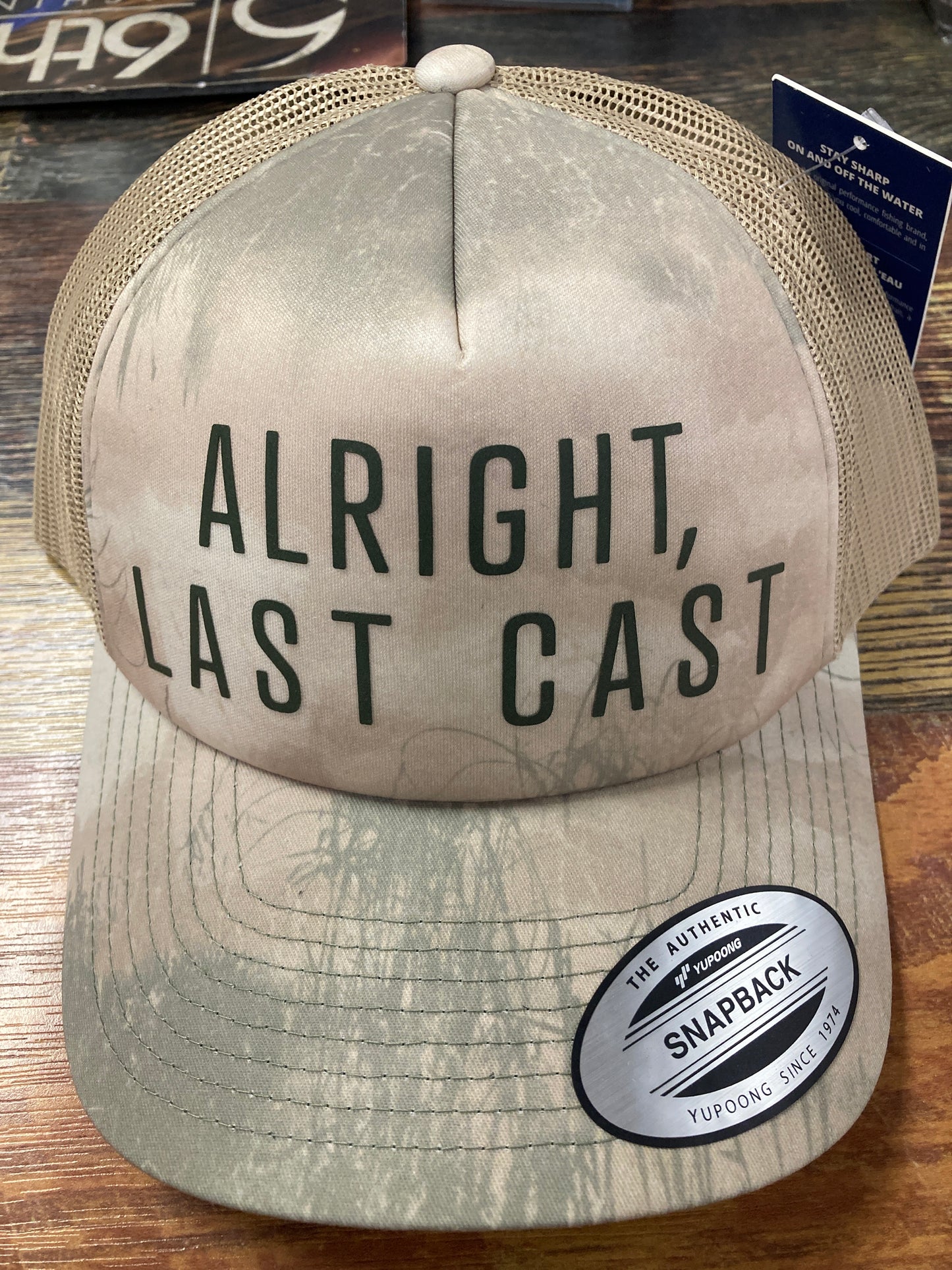 HUK Hat - Last Cast - Tan