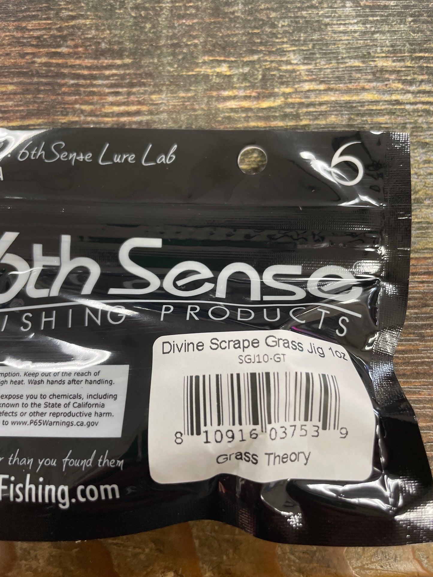 6th Sense Divine Scrape Grass Jig Grass Theory 1oz.