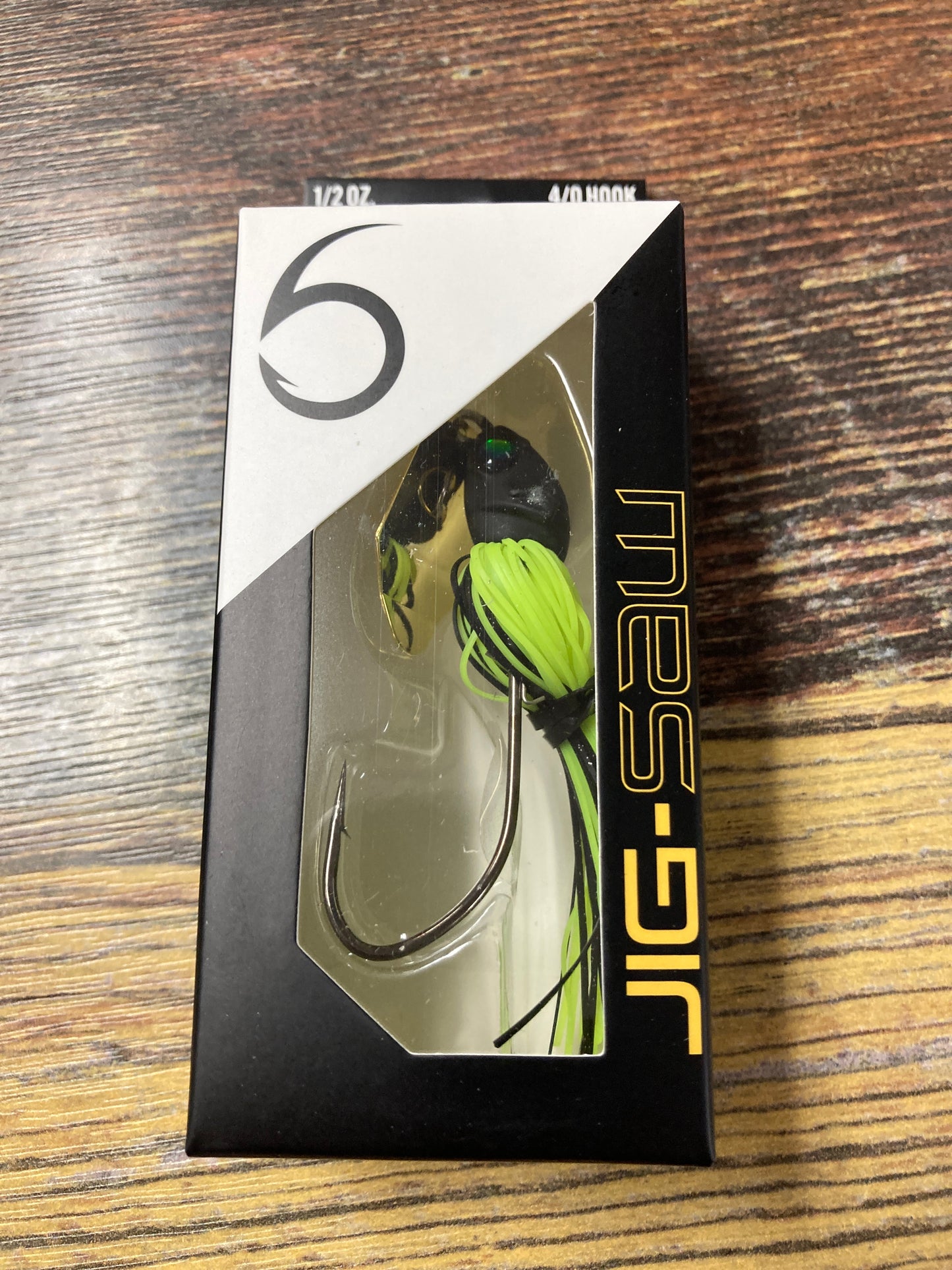 6th Sense Jig-Saw 1/2 oz Chartreuse Black Back