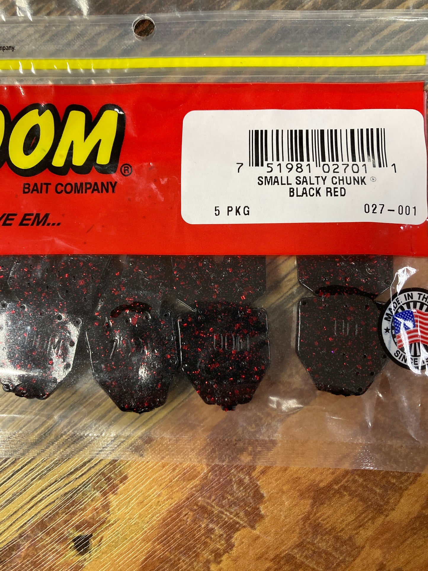 Zoom Small Chunk 2.5" Black Red