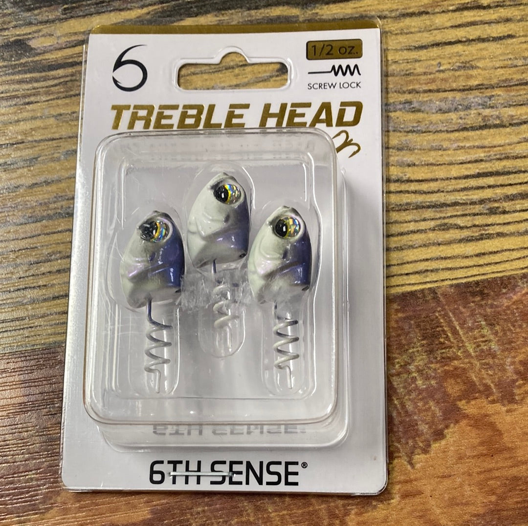 6th Sense Treble Head 1/2 oz. Baby Shad