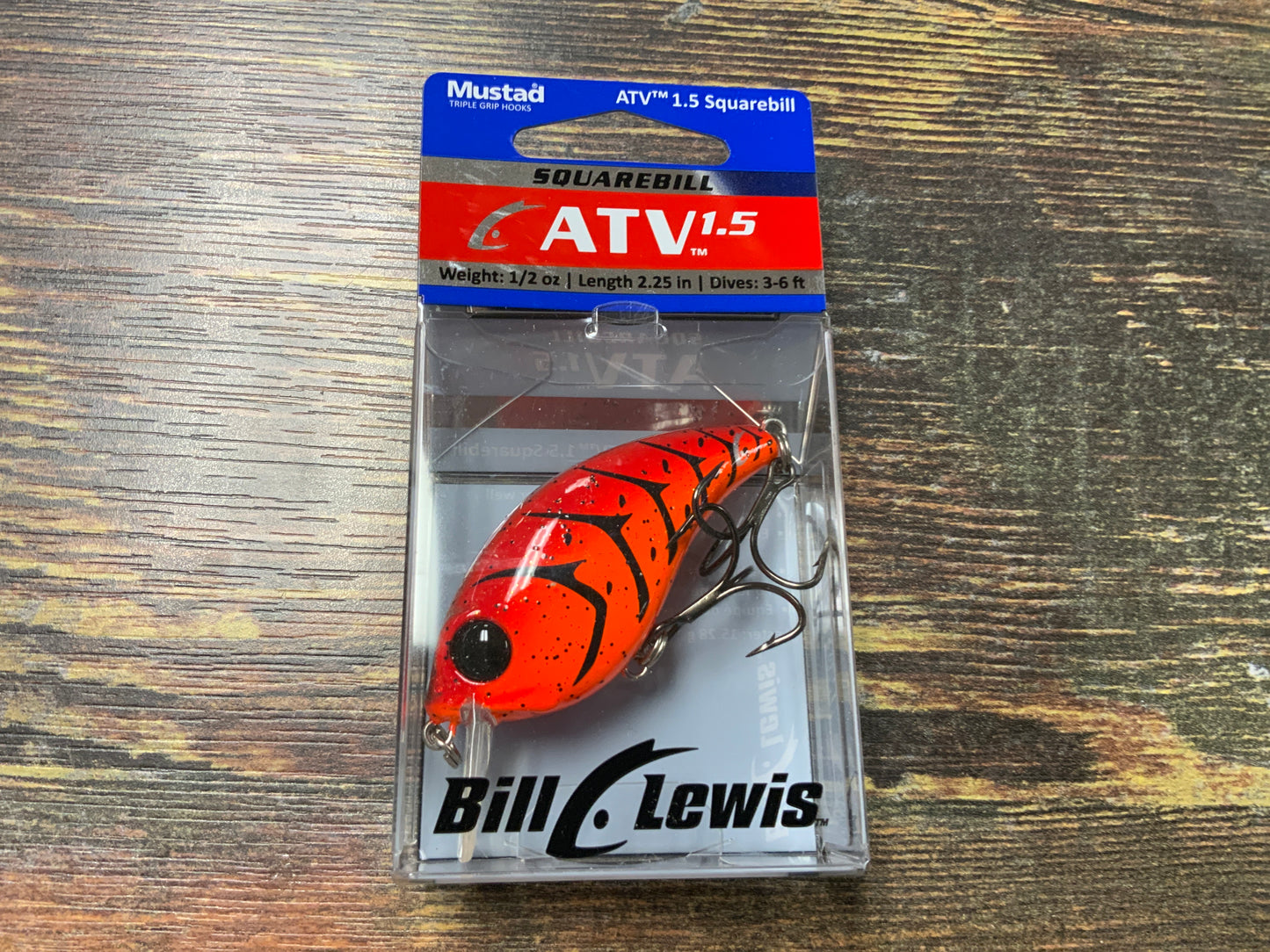 Bill Lewis ATV Square Bill 1.5" Fire Truck Craw