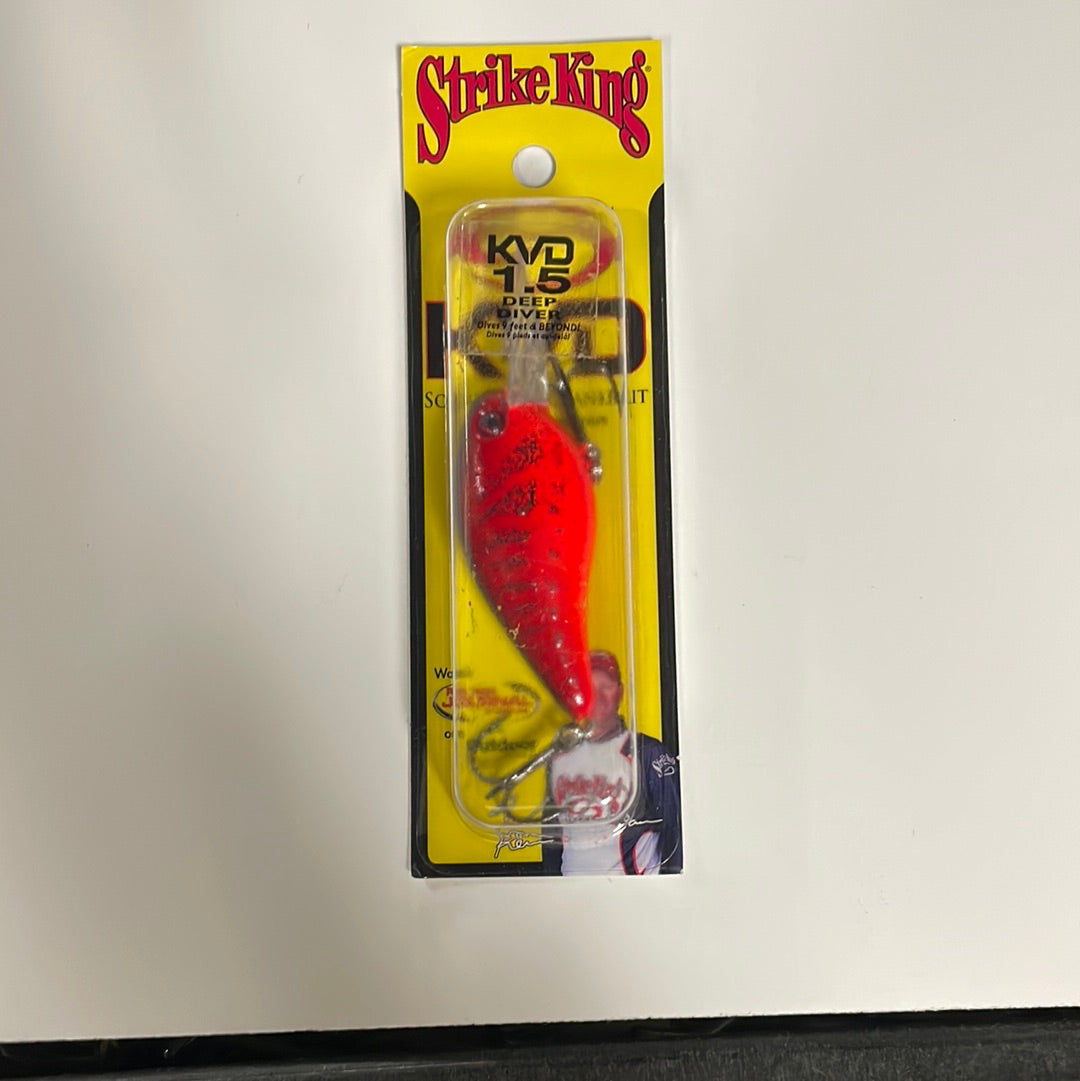 Strike King KVD 1.5 Deep Diver Chili Craw