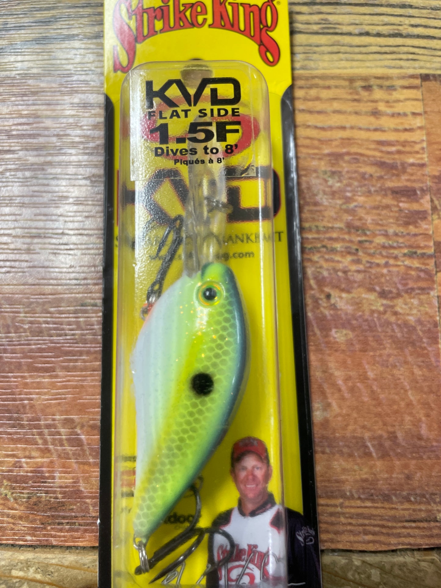 Strike King 1.5 KVD Chart Sexy Shad