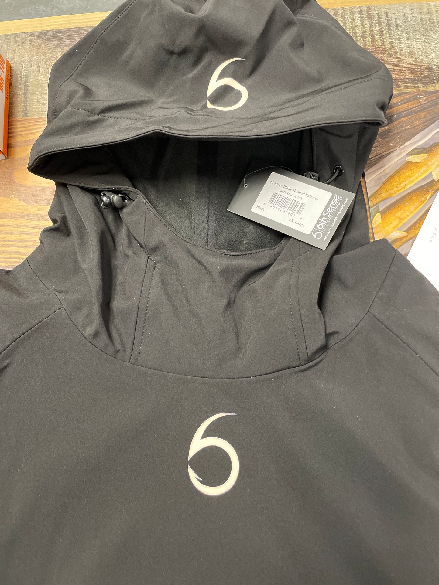 6th Sense Blade Hooded Pullover - Waterproof 2XL Black