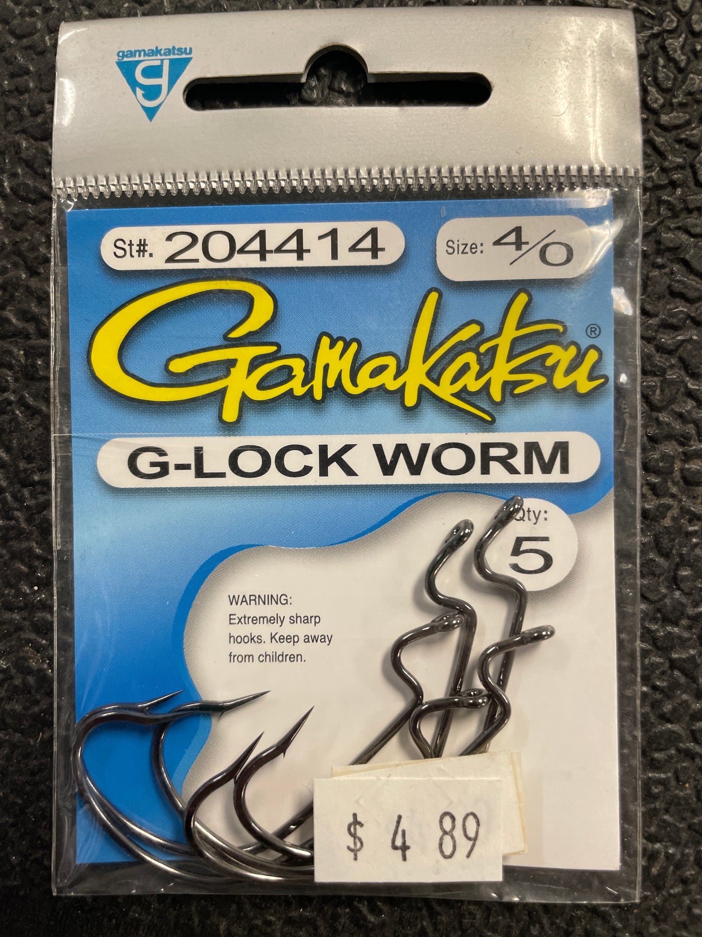 Gamakatsu G Lock Worm 4/0