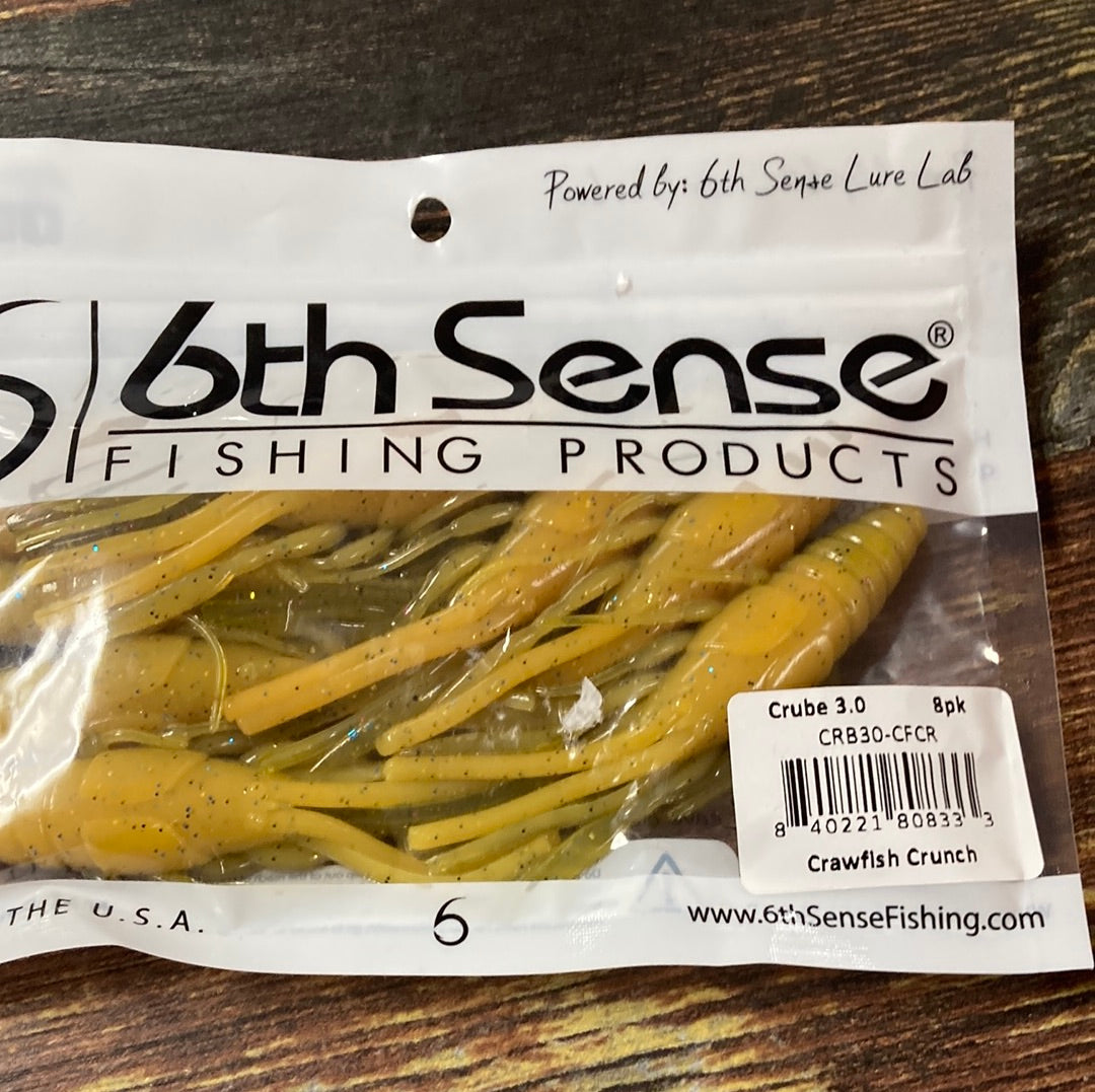 6th Sense Crube 3.0" Crawfish Crunch