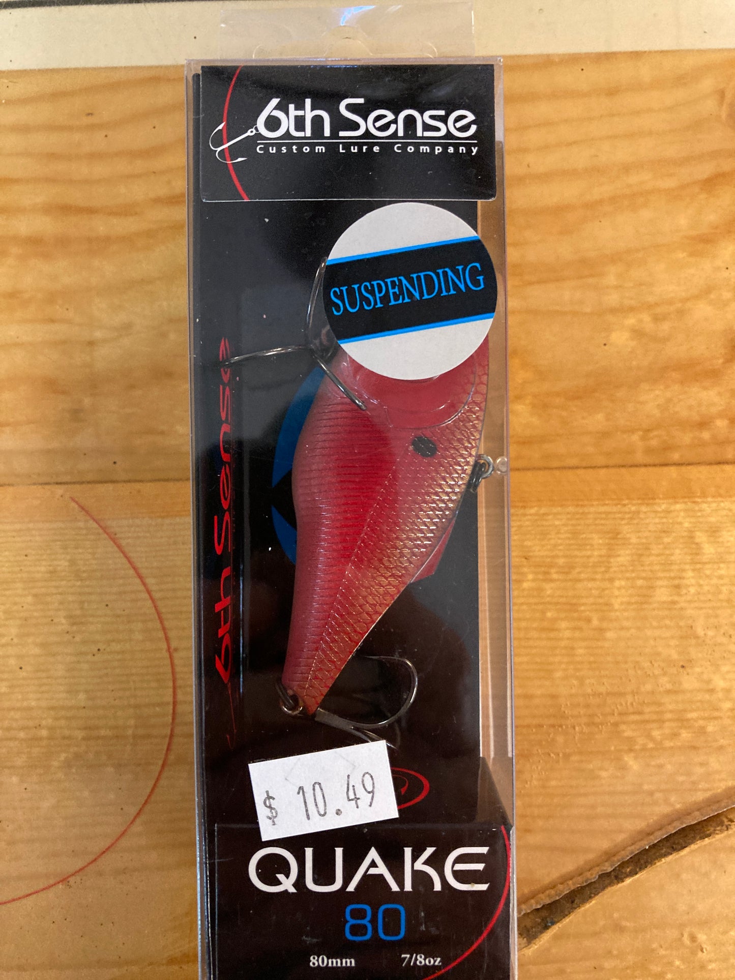 6th Sense Quake 80 - 7/8 oz. Red Proof