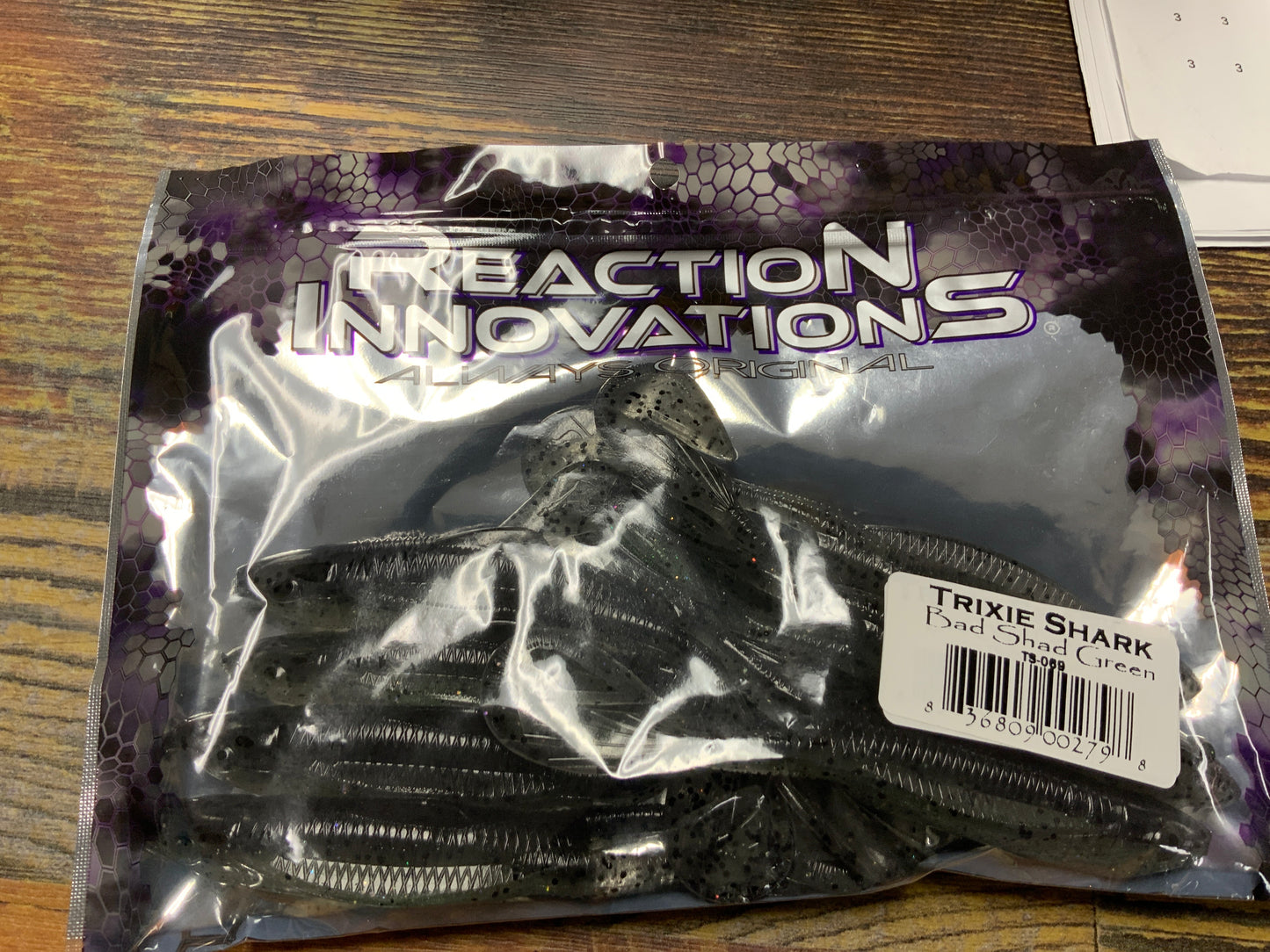 Reaction Innovations Trixie Shark - Bad Shad Green